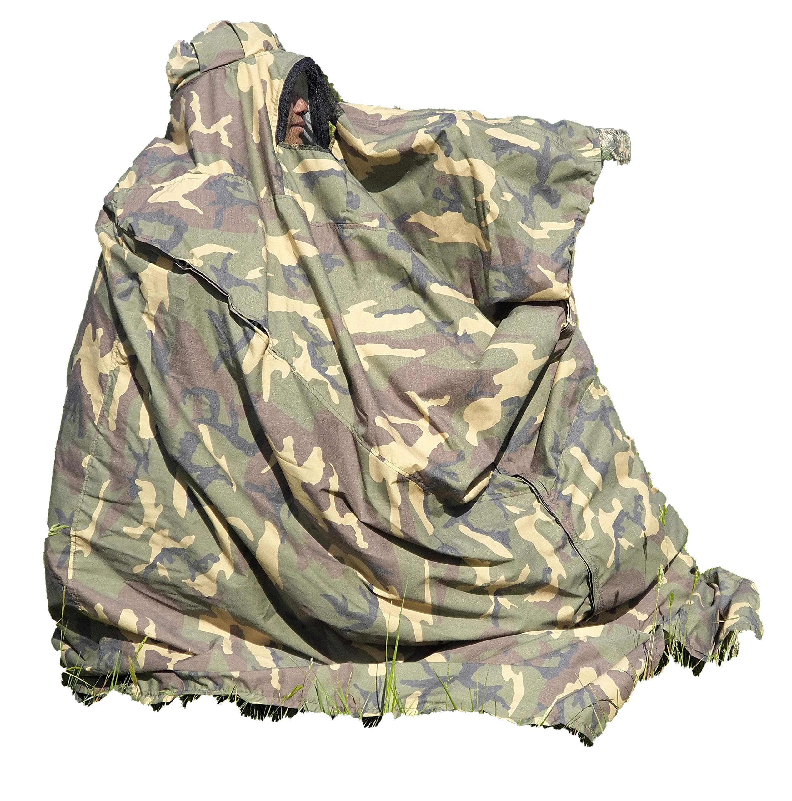 Wildlife Watching Hide for Birdwatching or Hunting, Lightweight Camouflage Photography Bag in woodland Pattern Camouflage Polycotton Material