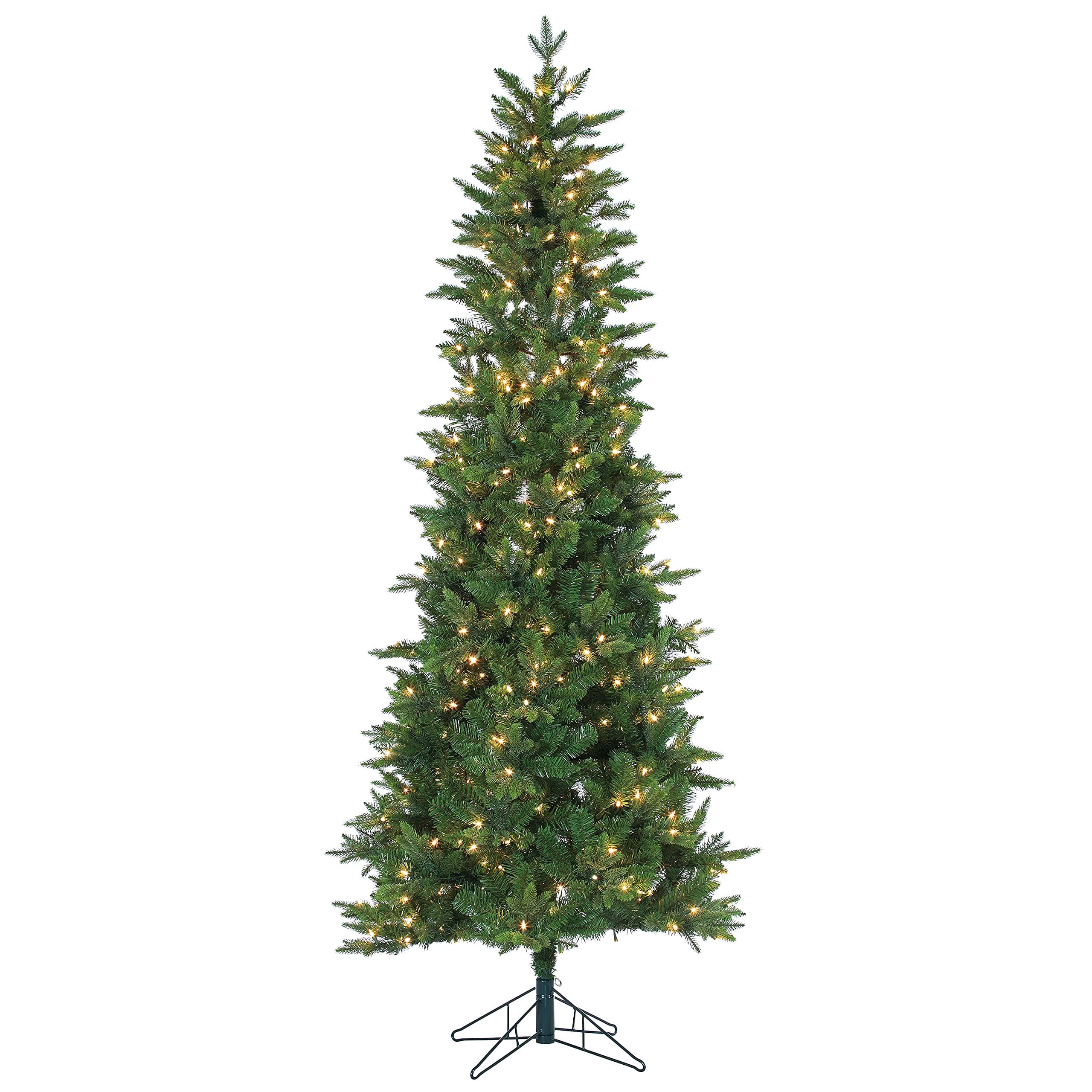 7.5-Foot Natural Cut Salem Spruce with Instant Glow Power Pole and 400 clear lights