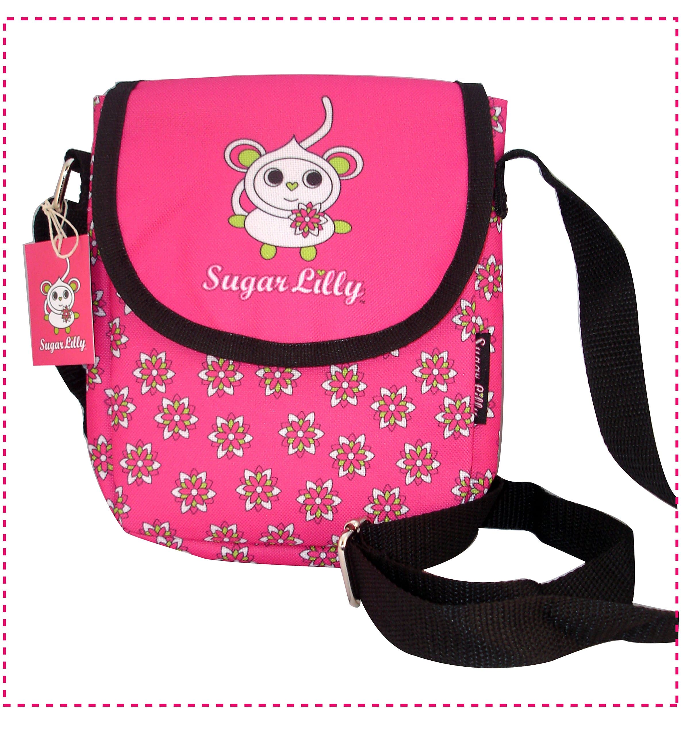 Girls SugarLilly Shoulder Bag Pink - Kids Handbag with Strap