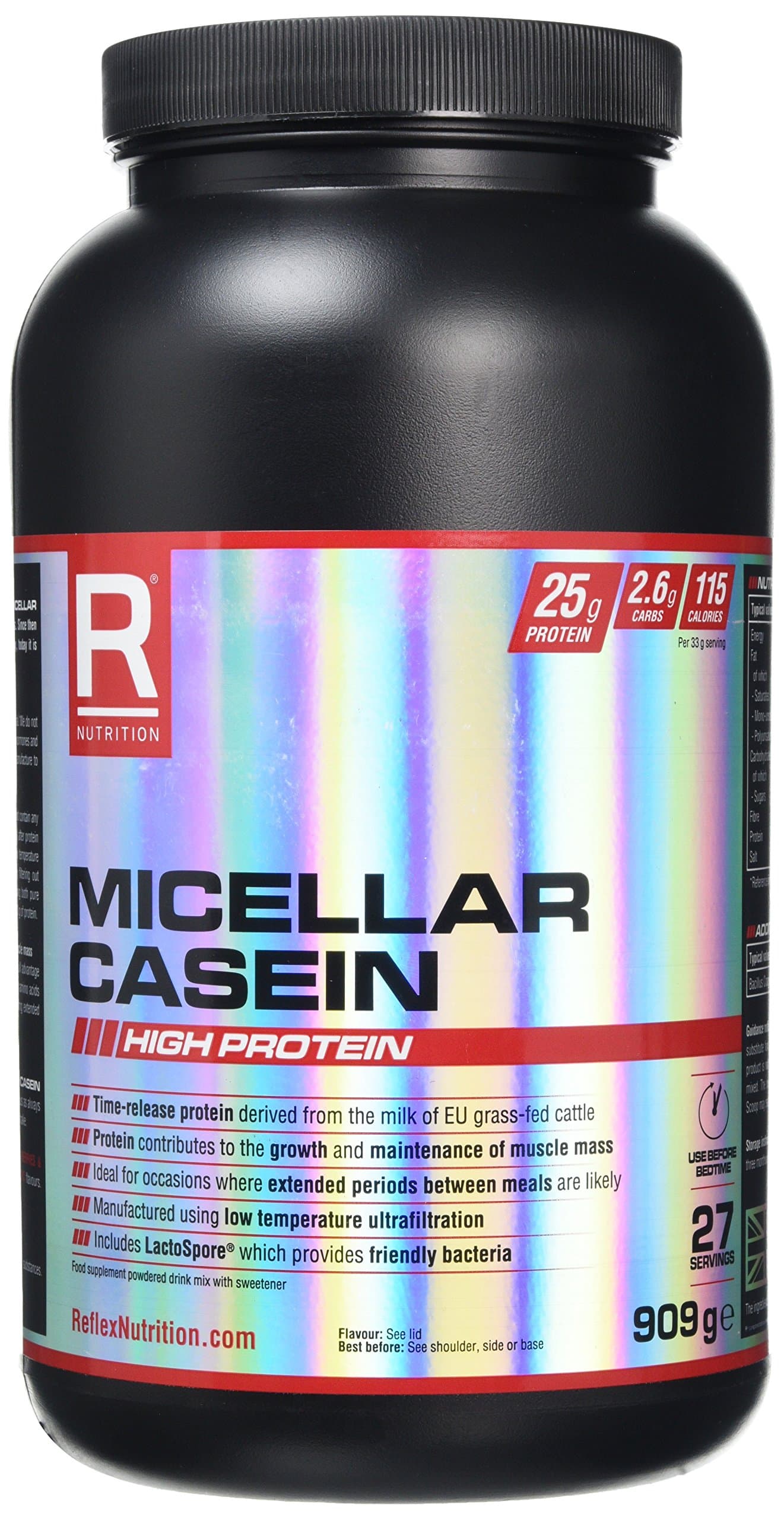Reflex Nutrition Micellar Casein 909gm - Banana & Custard