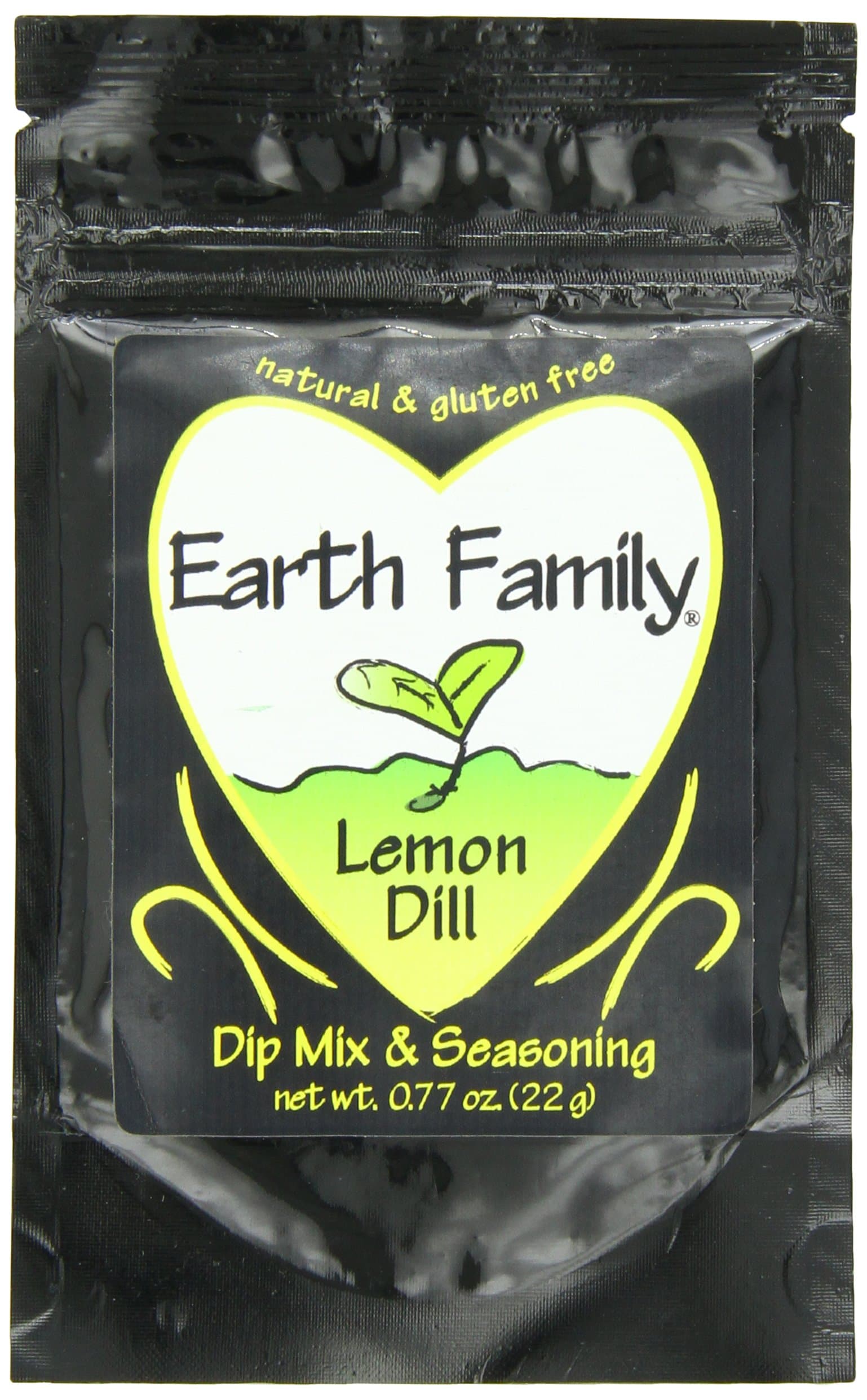 Earth Family Dip Mix, Lemon Dill, 0.77 Ounce