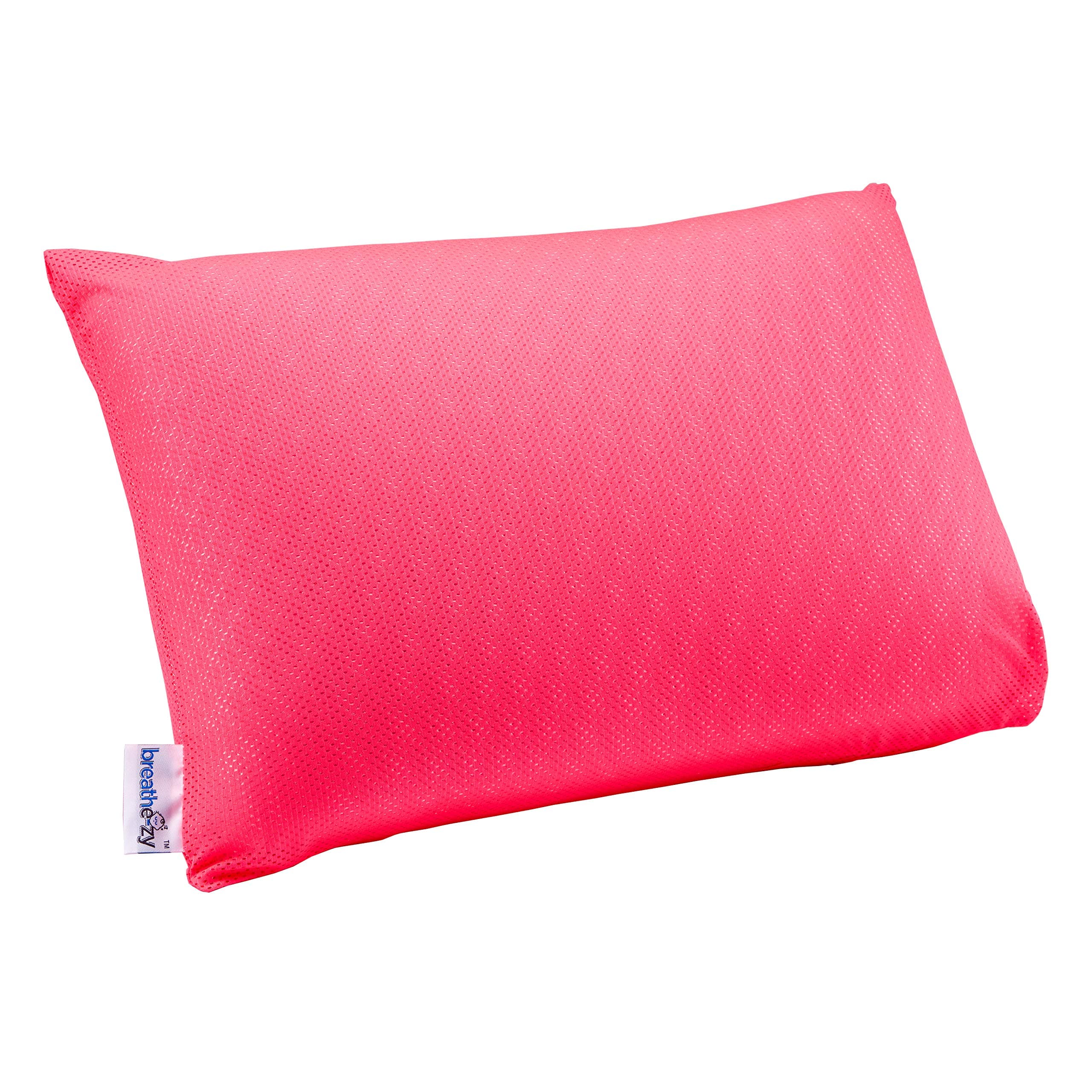 Anti Suffocation Epilepsy Pillow - Pink Pillow Case - Breathable with Memory Foam Insert for Extra Comfort & Support
