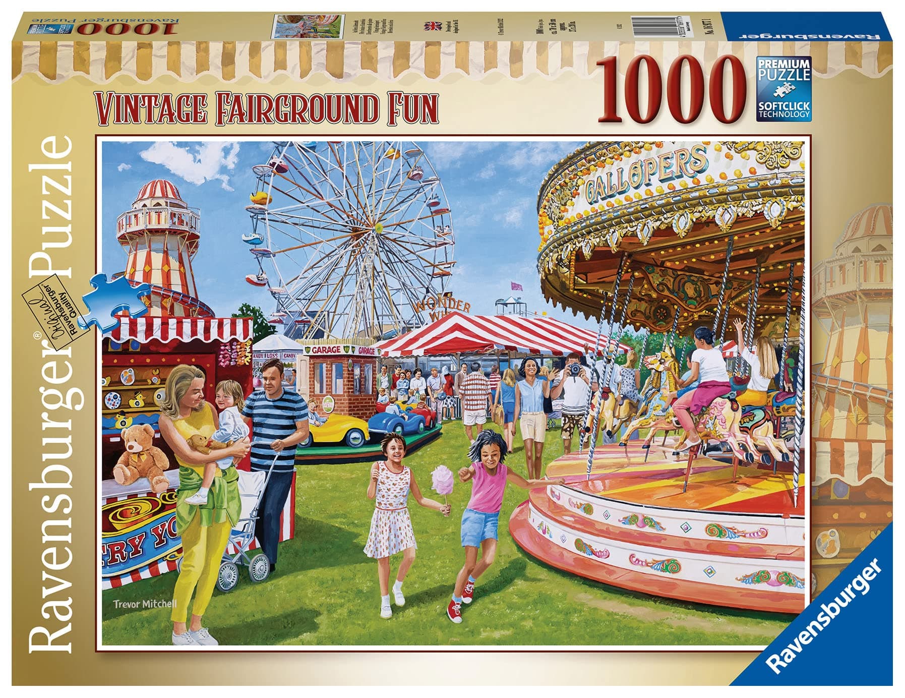 Ravensburger Vintage Fairground Fun 1000 Piece Jigsaw Puzzle for Adults & Kids Age 12 Years UpThe Forest Stewardship Council