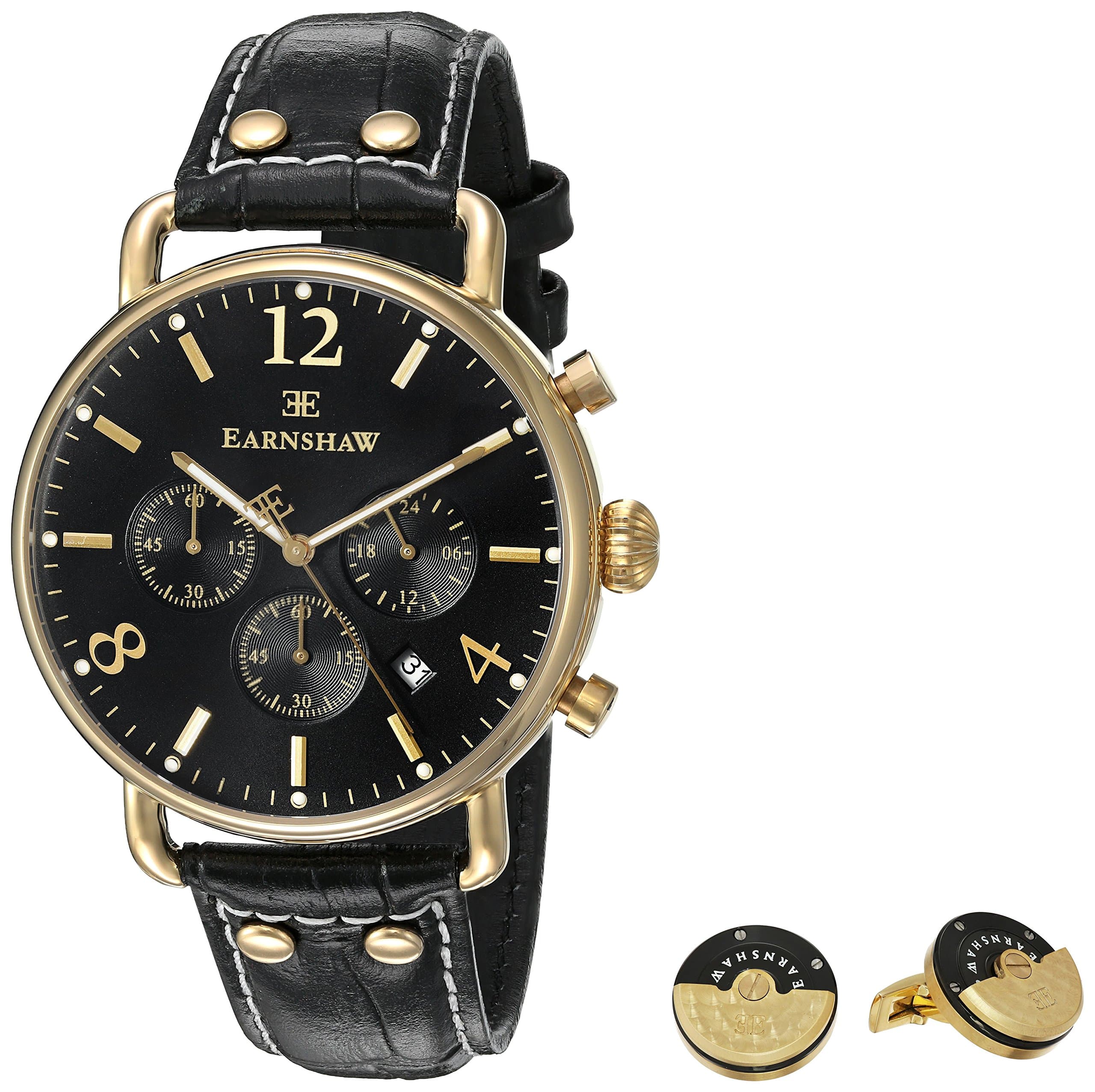 DTP Vendor A2OER3THKIFMHA Men's Analogue Japanese-Quartz Watch with Leather Strap ES-8001-SETA-01