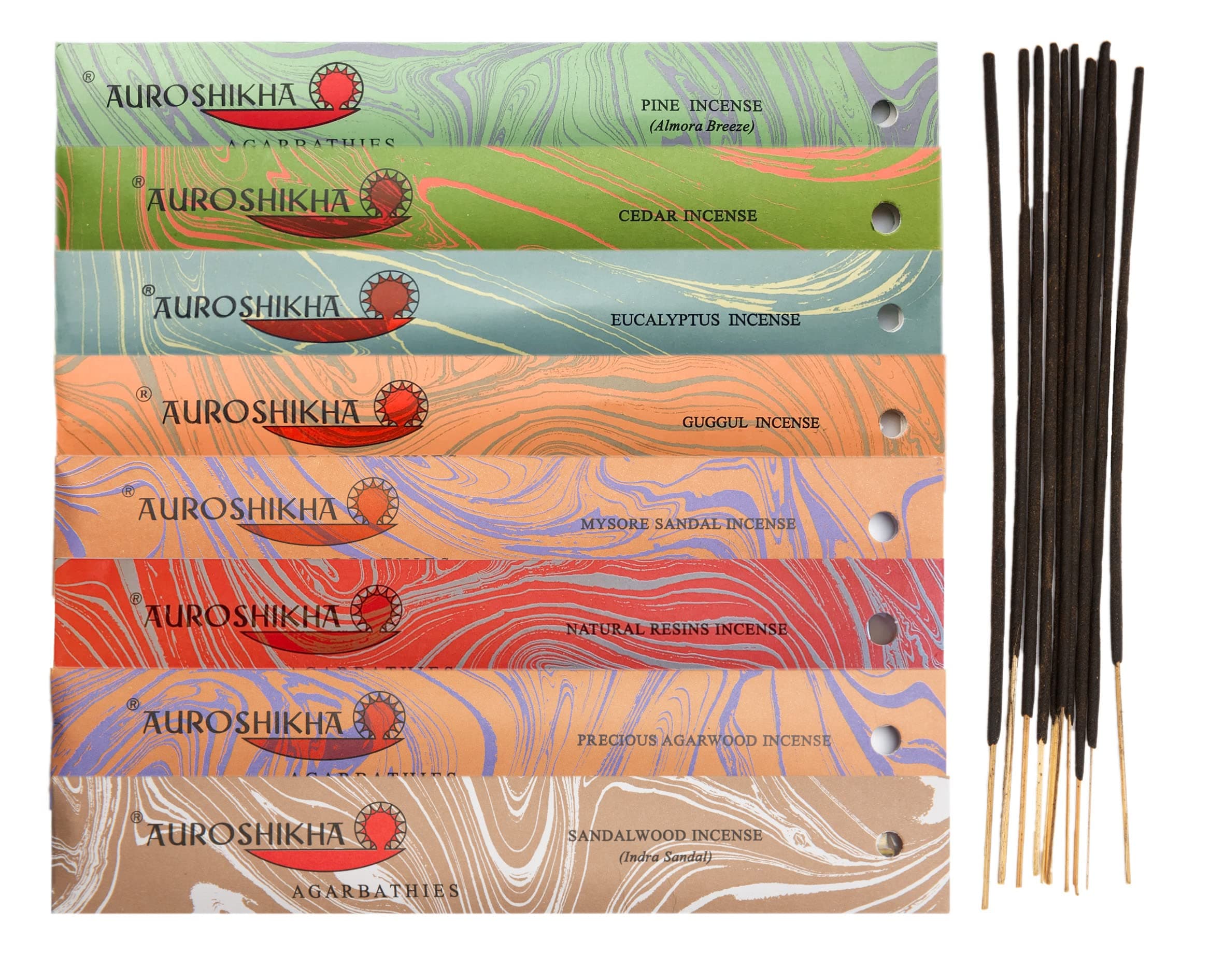 Auroshikha Agarbathies ~ Into The Woods ~ Pine, Cedar, Eucalyptus, Guggul, Agarwood, Sandalwood, Natural Resin, Mysore Sandal