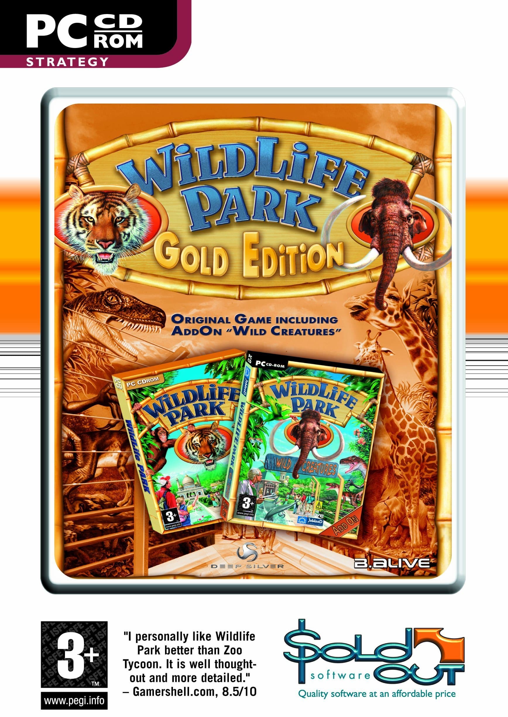 SOLD-OUT SOFTWARE 5182 WILDLIFE PARK GOLD EDITION