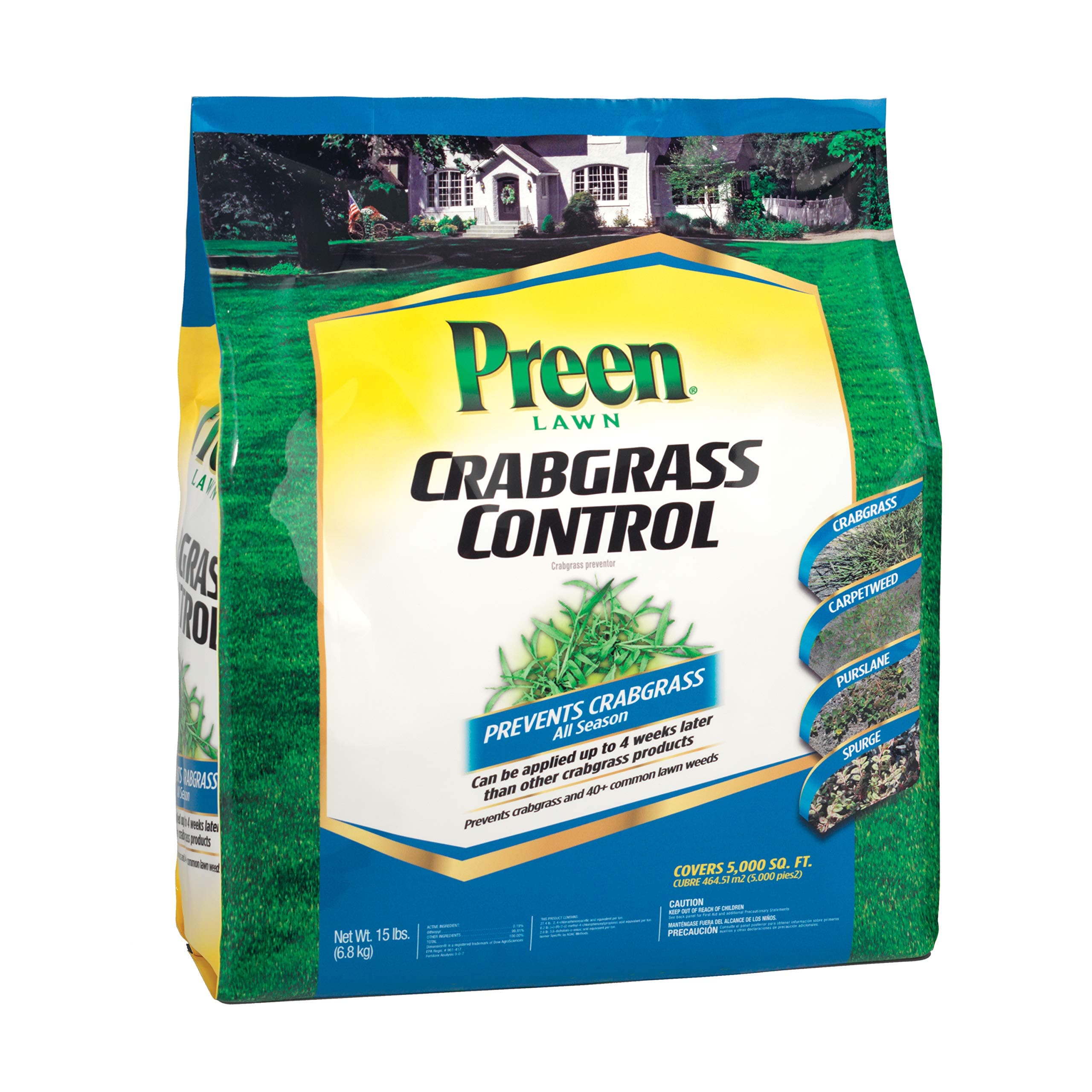 Lawn Crabgrass Control - 15 lb. - Covers 5,000 sq. ft.