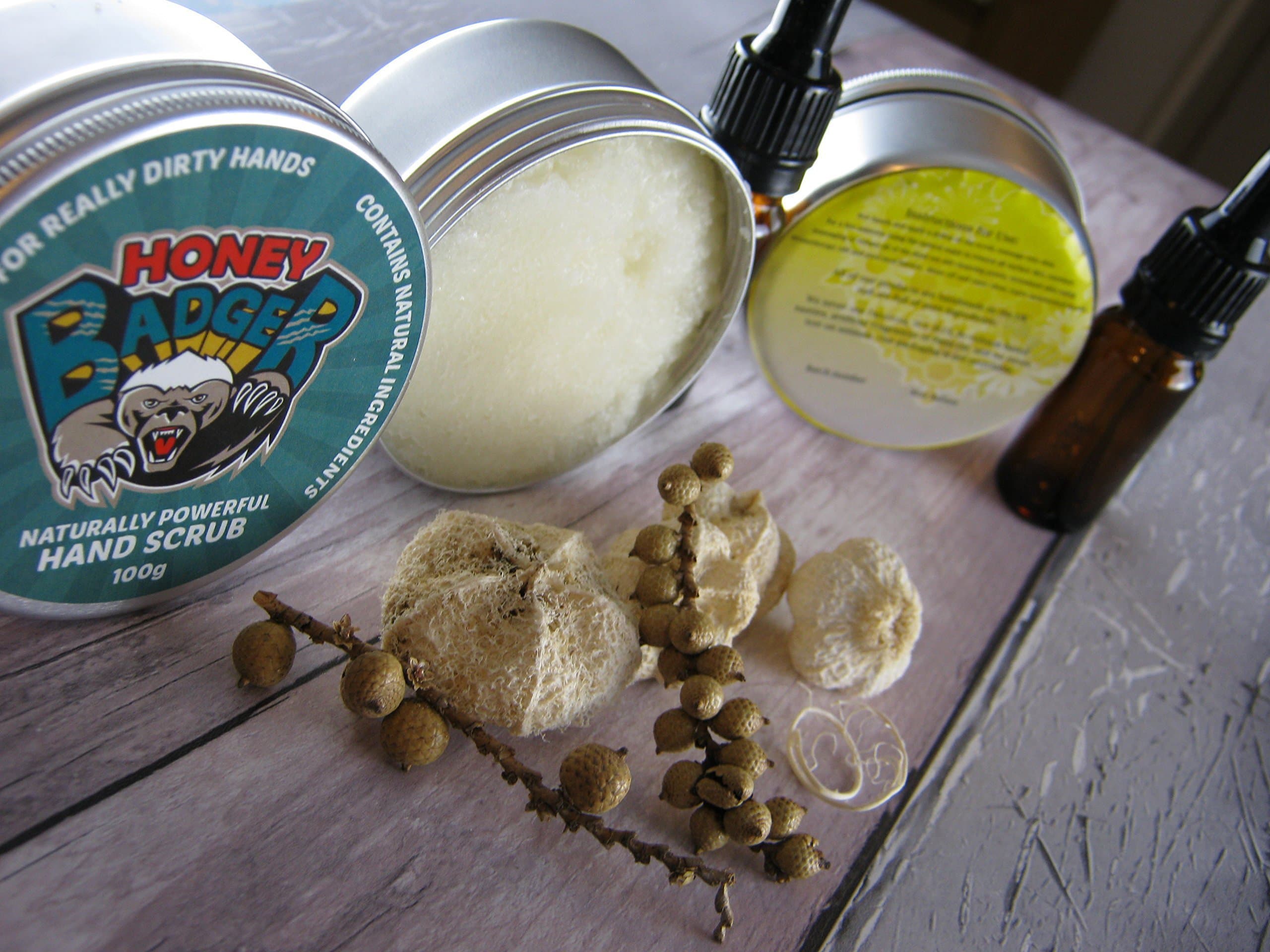 Exfoliating Scrub, Hand Scrub, Peppermint and Lemon Salt Scrub