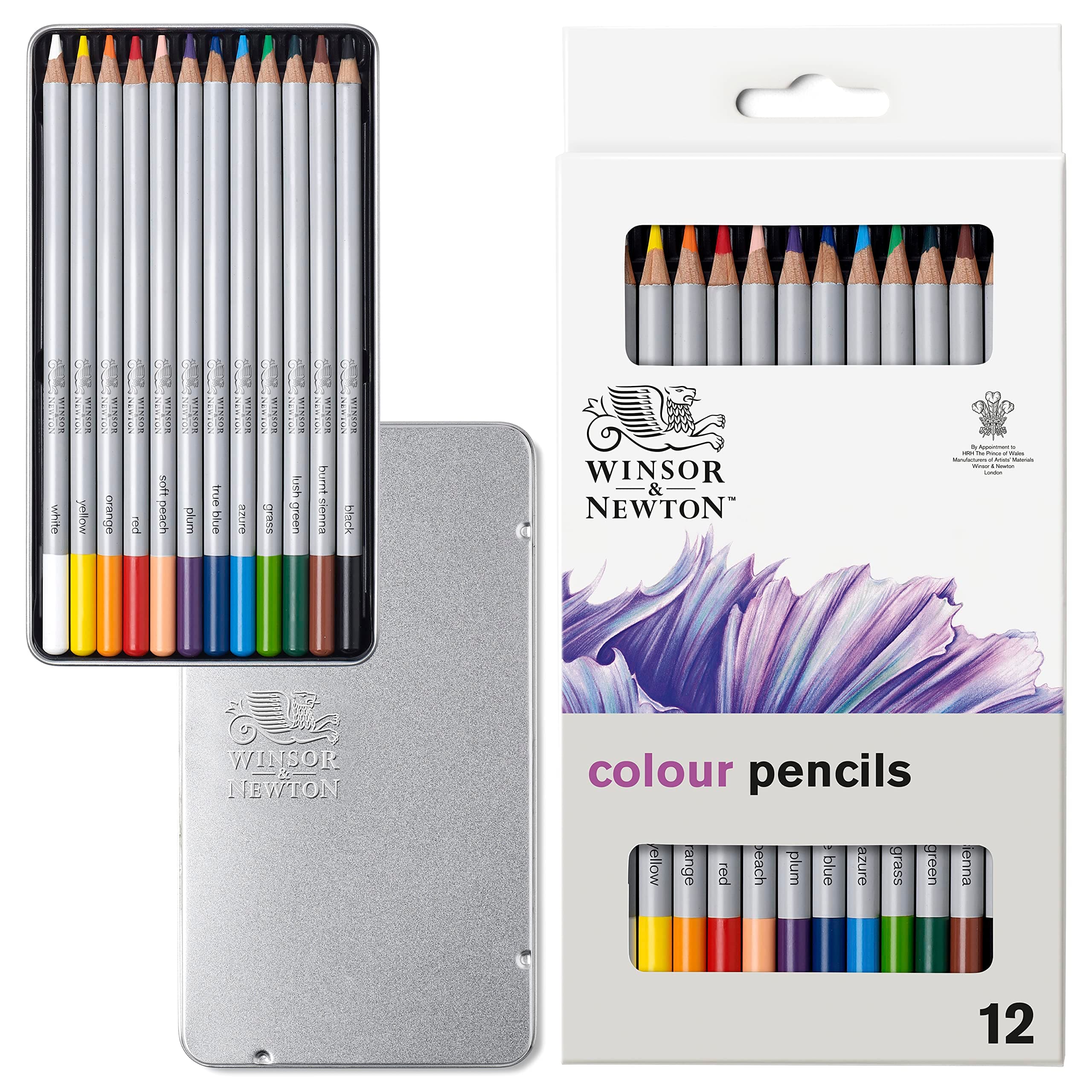 Winsor & Newton Studio Collection Artist Pencils, Color Pencils, Set of 12