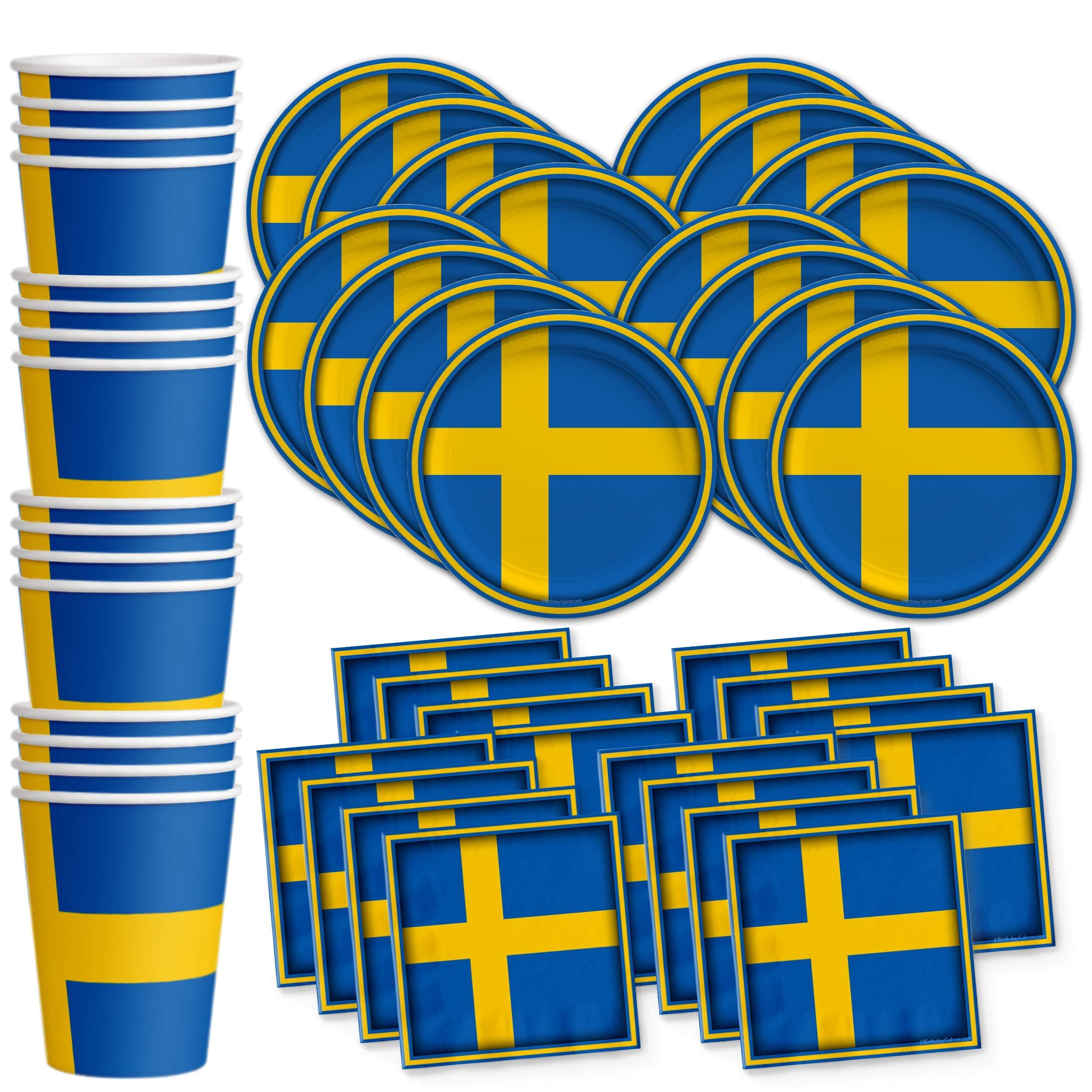 Swedish Flag Set