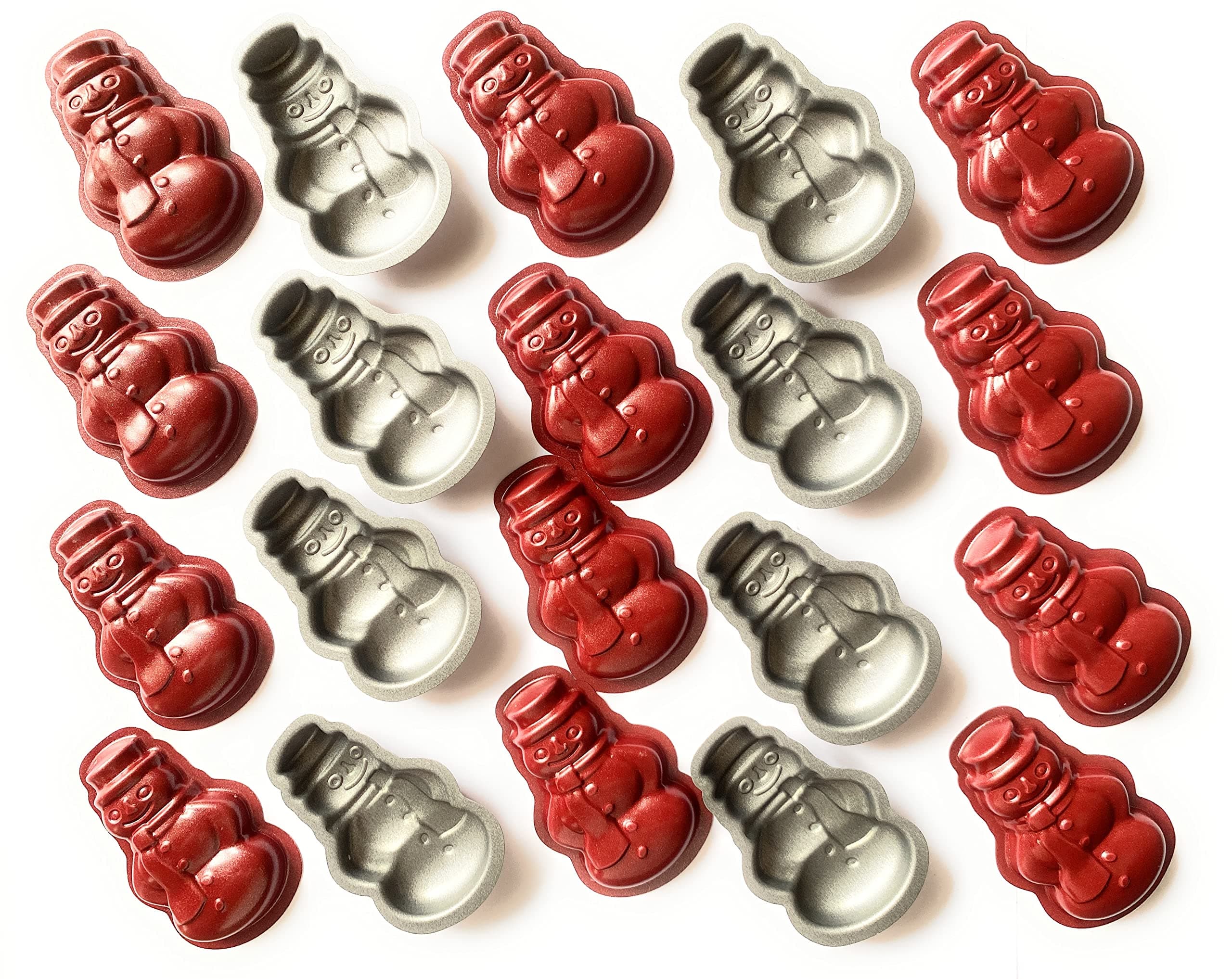 Tart Pan Mold - Tartelette Christmas Tartelette Non-Stick Coating Bakeware Set - Bakeware 20 pcs Set