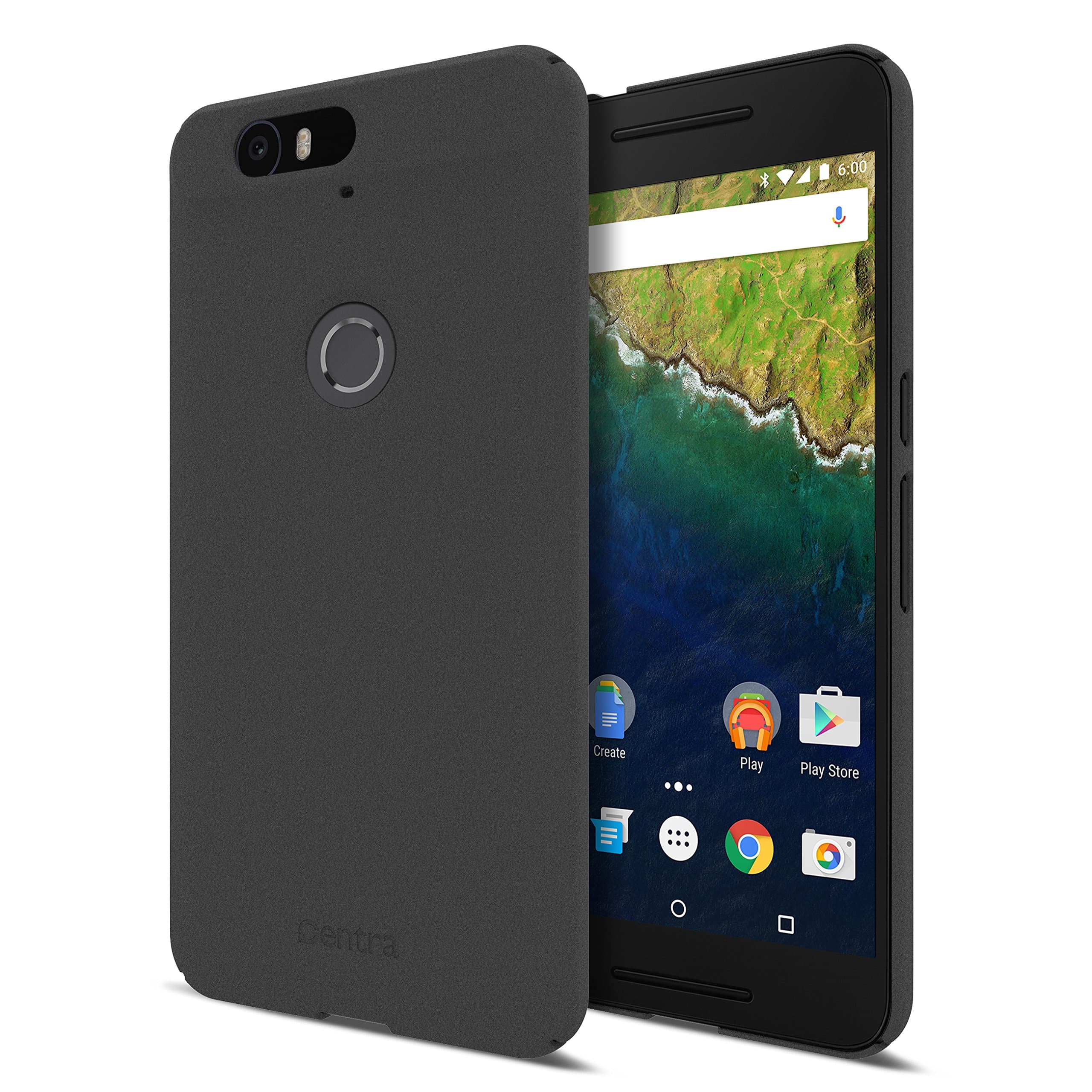 Huawei Nexus 6P Case, Centra Snap Case for Huawei Nexus 6P [1.2mm Slim Fit] [Lightweight] [Durable]- Retail Packaging - Gray