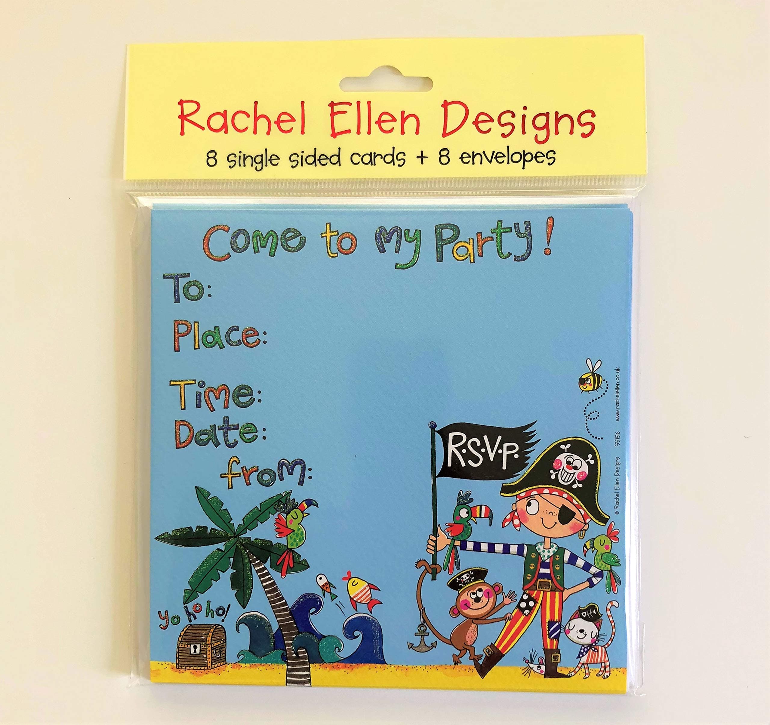 Rachel Ellen Party Invite Pirate