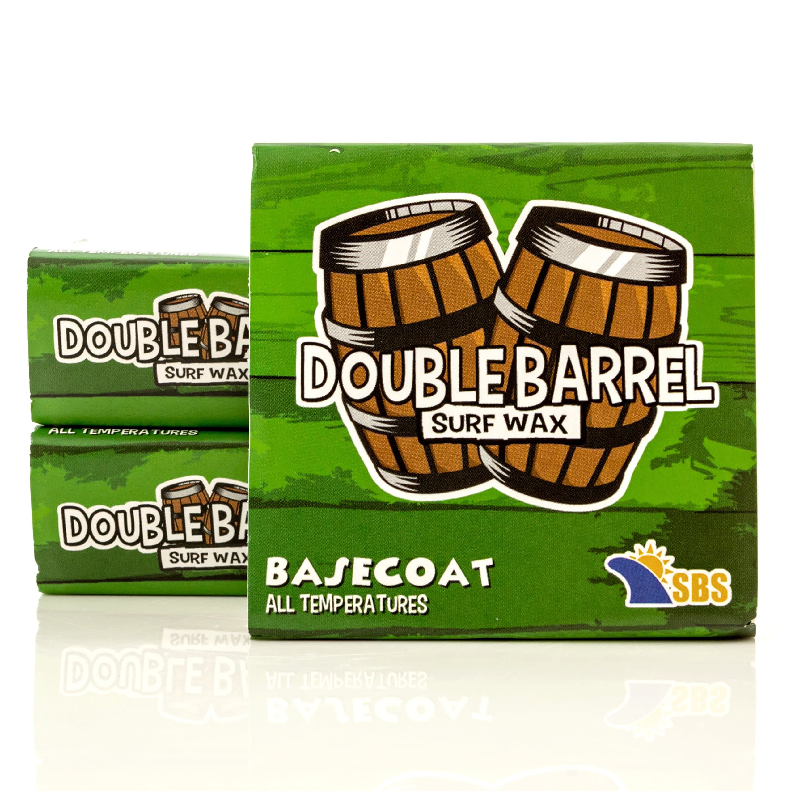 Double Barrel Surf Wax - Base Coat - 3 Pack