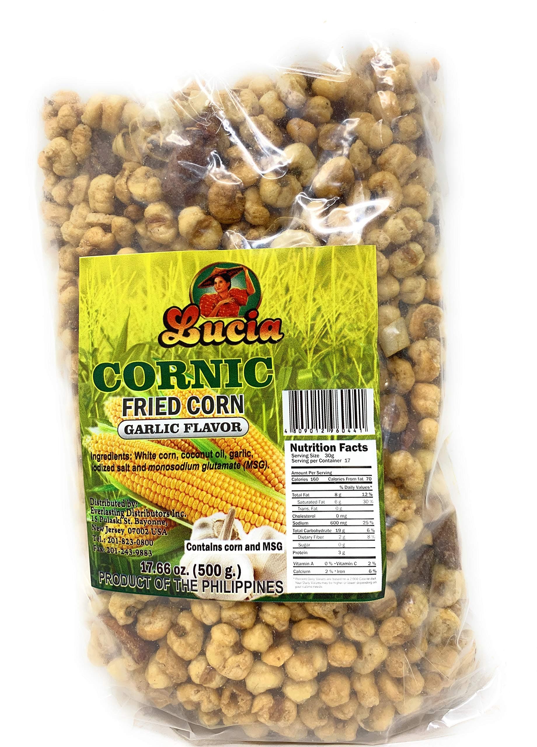 Lucia Cornic Fried Corn Garlic Flavor 17.66oz