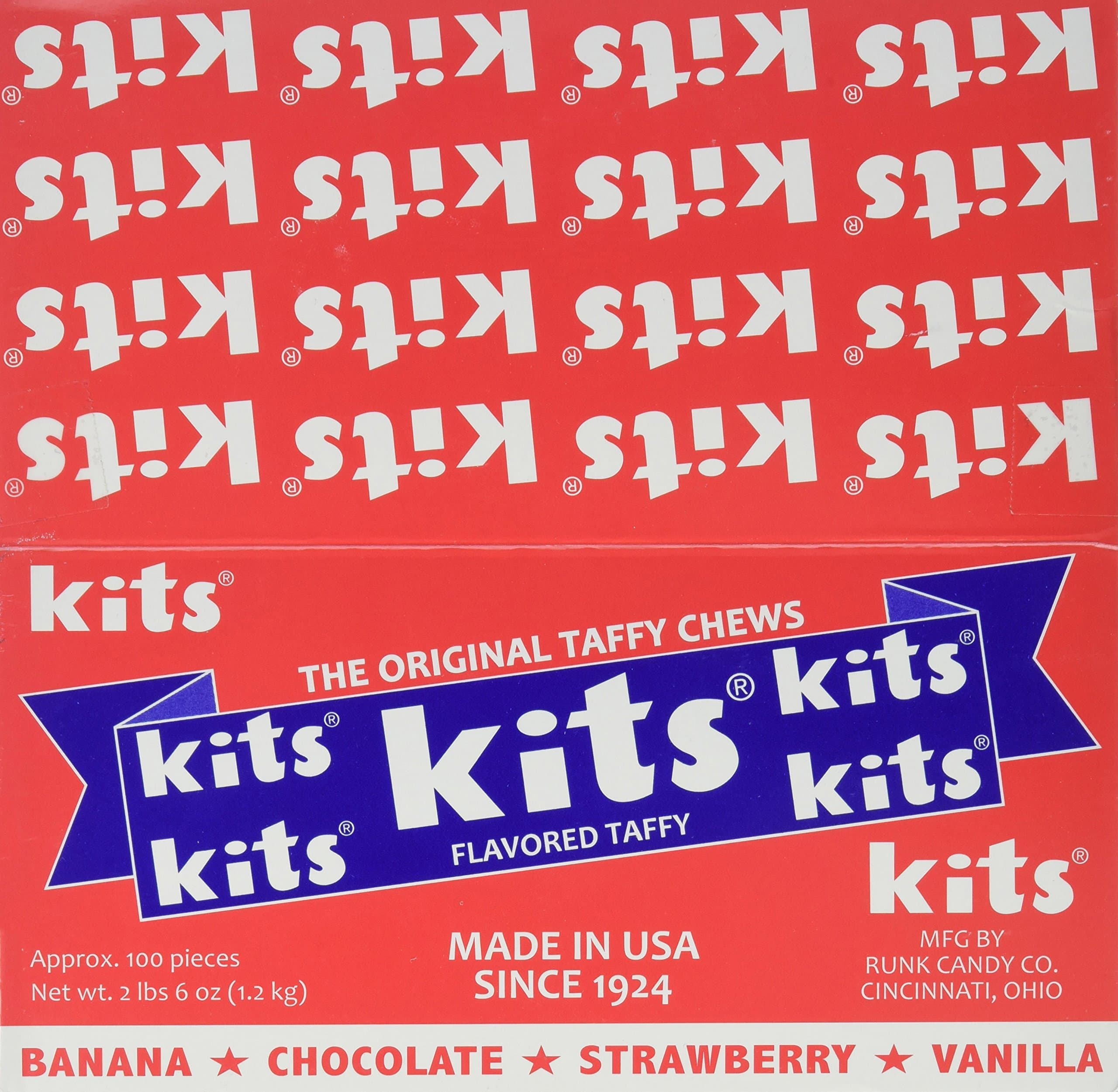 Kits Assorted Candy Box, 38 Ounce , 100 Count