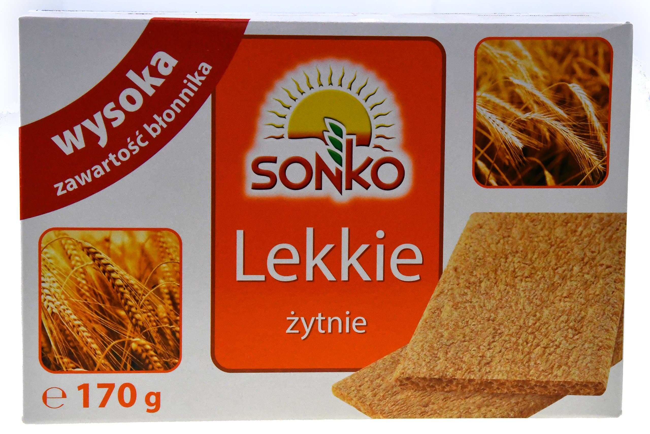 Sonko Rye Light Crispbread 2-pack 2x170g/2x6oz