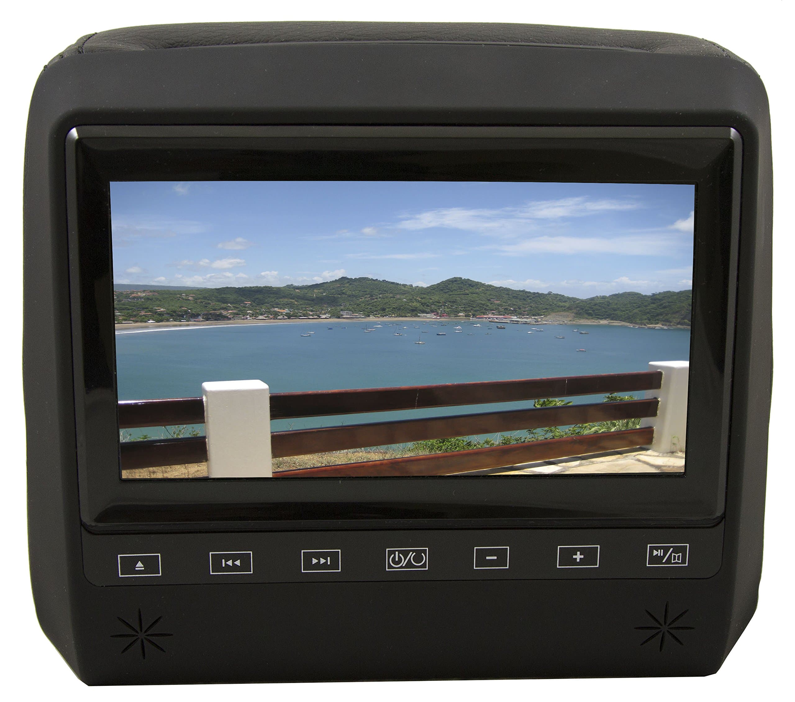 AVTEK AV-HD718D-T Vehicle Entertainment System, Head Rest High Resolution Monitor System (Tan)