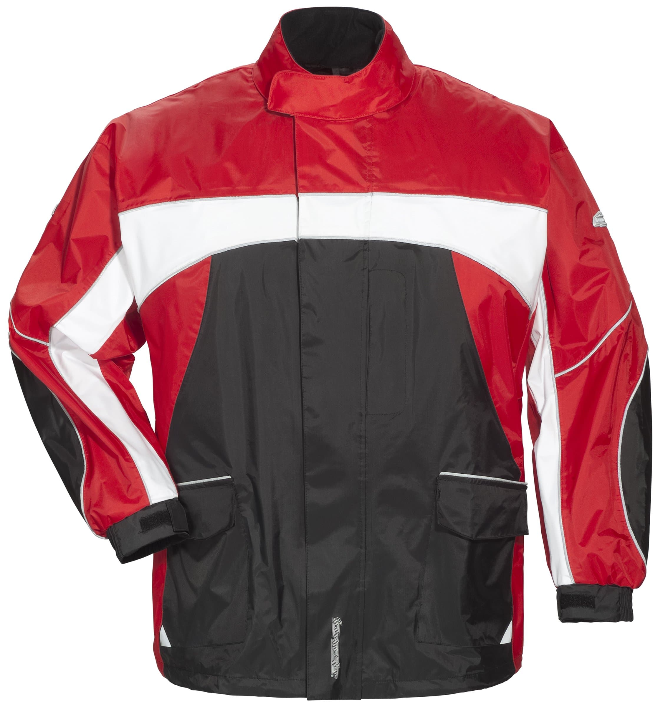 Tourmaster Men's Elite 3 Rain Motorcycle Jacket - Vented Waterproof Riding Jacket with Heavy-Duty Nylon Shell