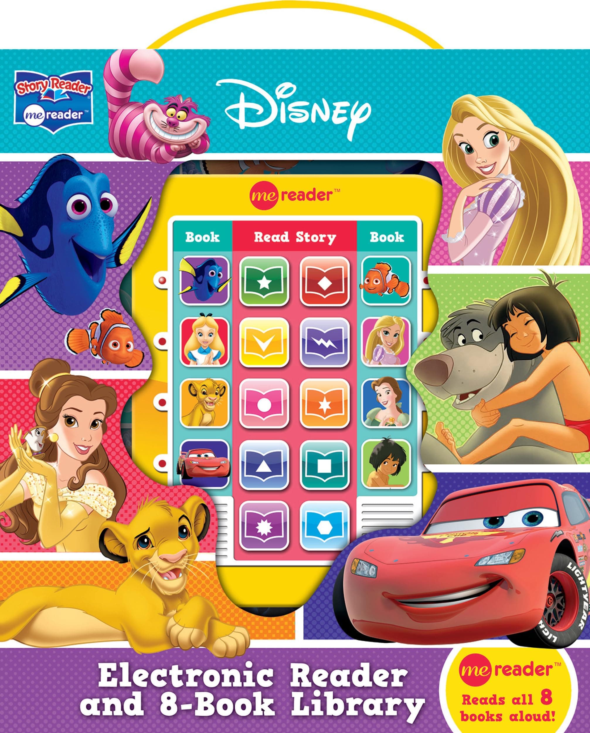 Disney Friends - Lion King, Cars, Princess, and More! - Me Reader Electronic Reader and 8 Sound Book Library - PI Kids