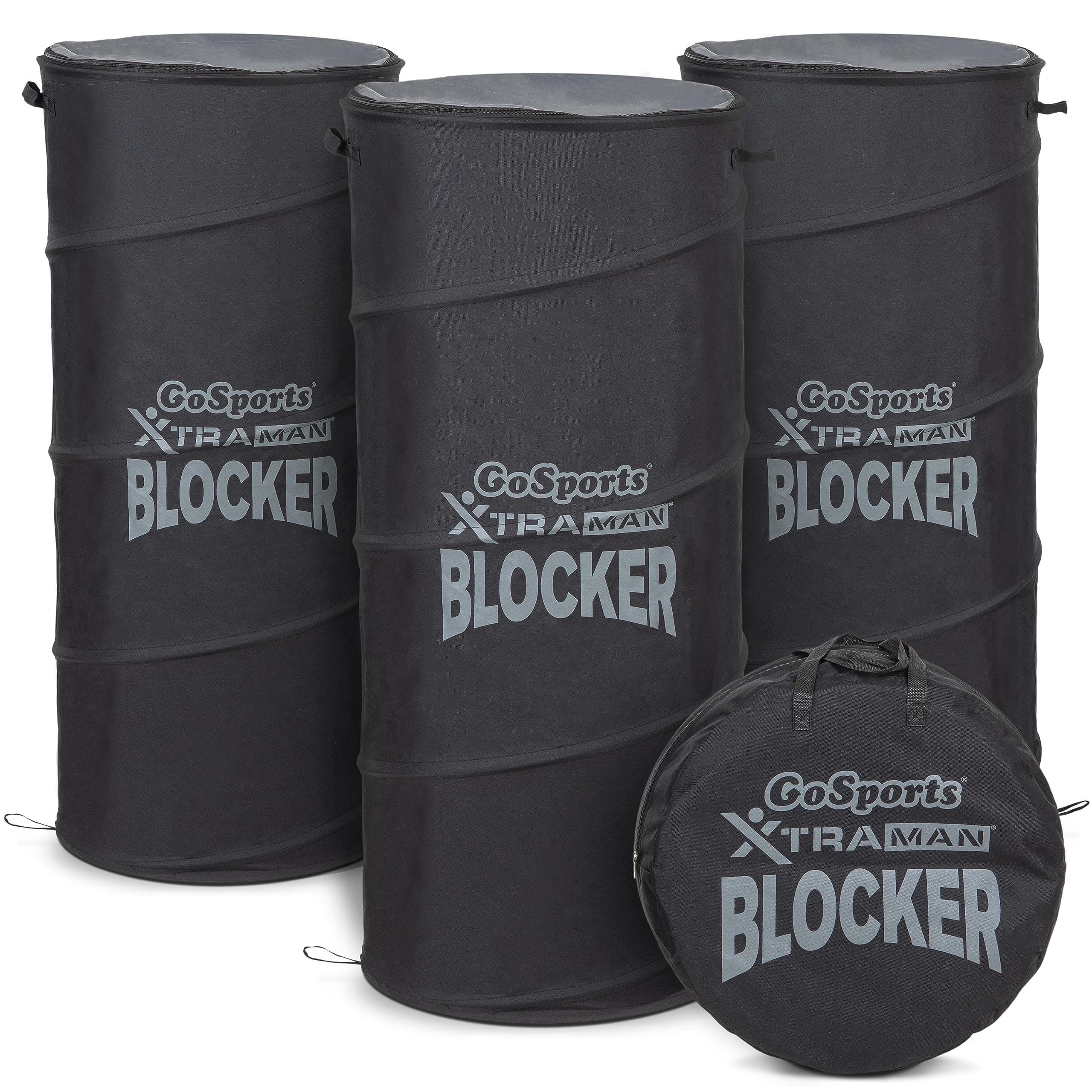 XTRAMAN PRO 46" XL Pop Up Defender 3 Pack - Heavy Duty Multi-Sport Blocking Dummy - Training Equipment for Basketball, Football, Soccer and More