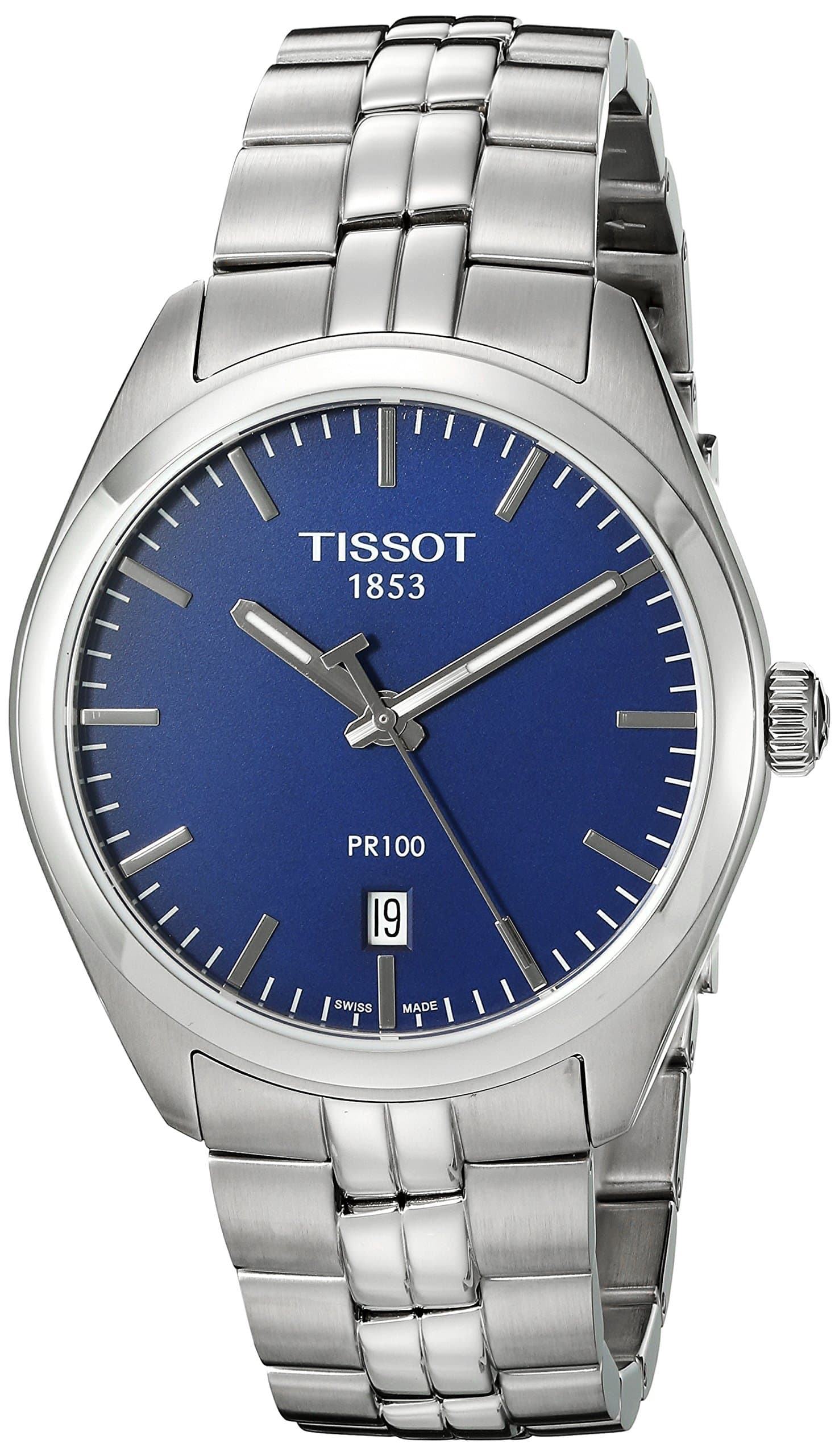 Tissot Men's T1014101104100 Analog Display Quartz Silver-Tone Watch