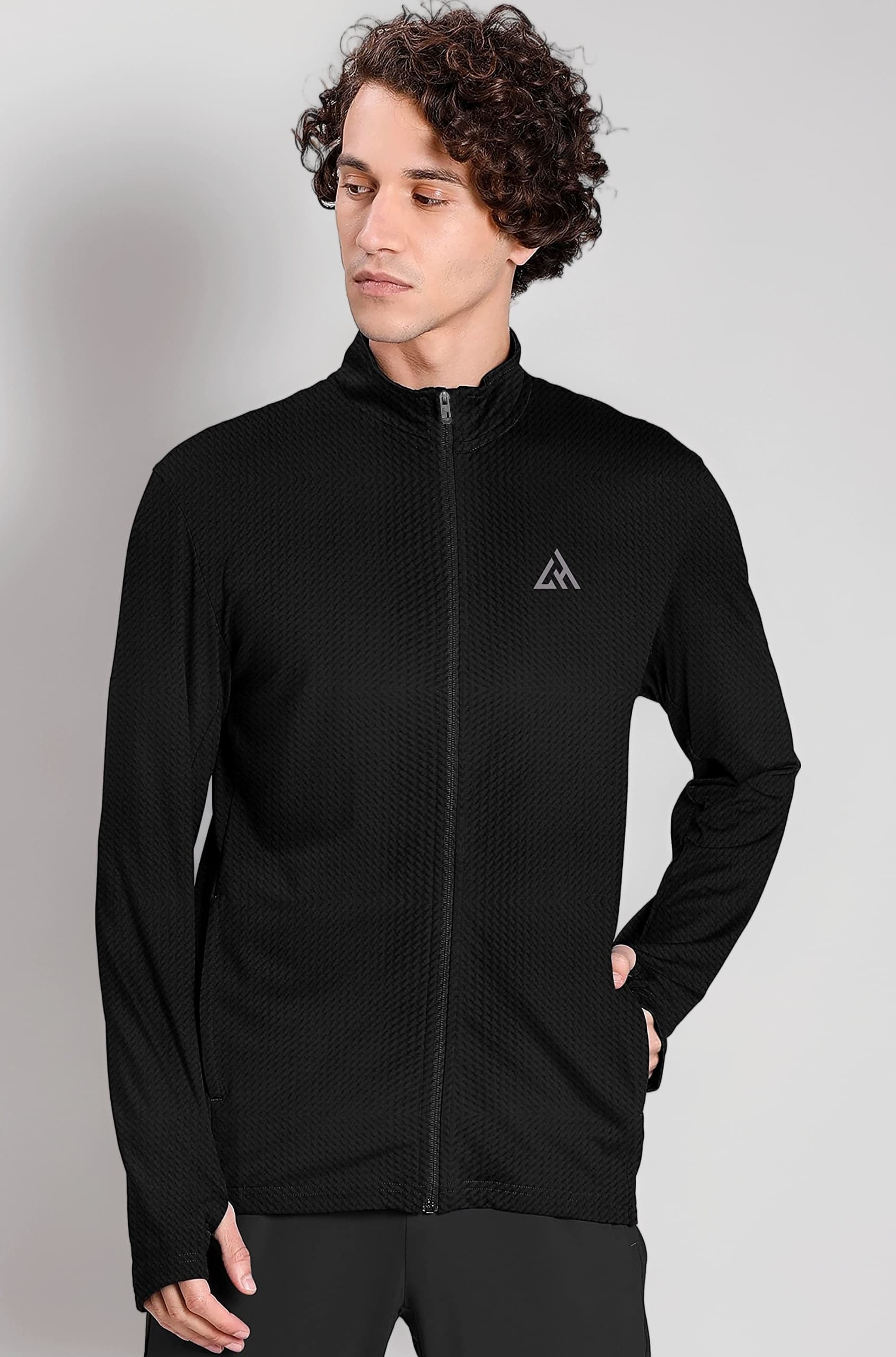 Men's Polyester Hooded Jacket