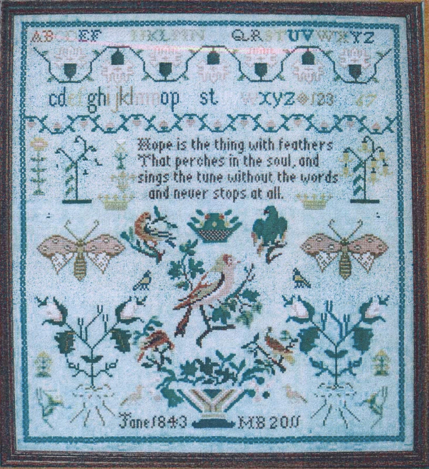 The Hope Sampler Chart by Moira Blackburn