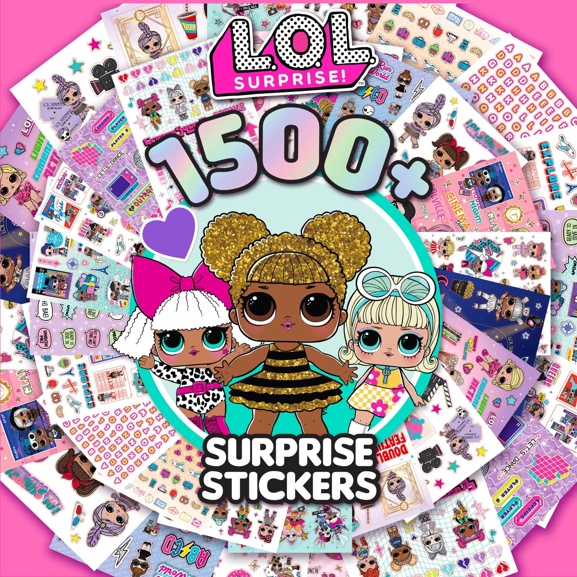 Horizon Group USA L.O.L. Surprise! 1500+ Surprise Stickers