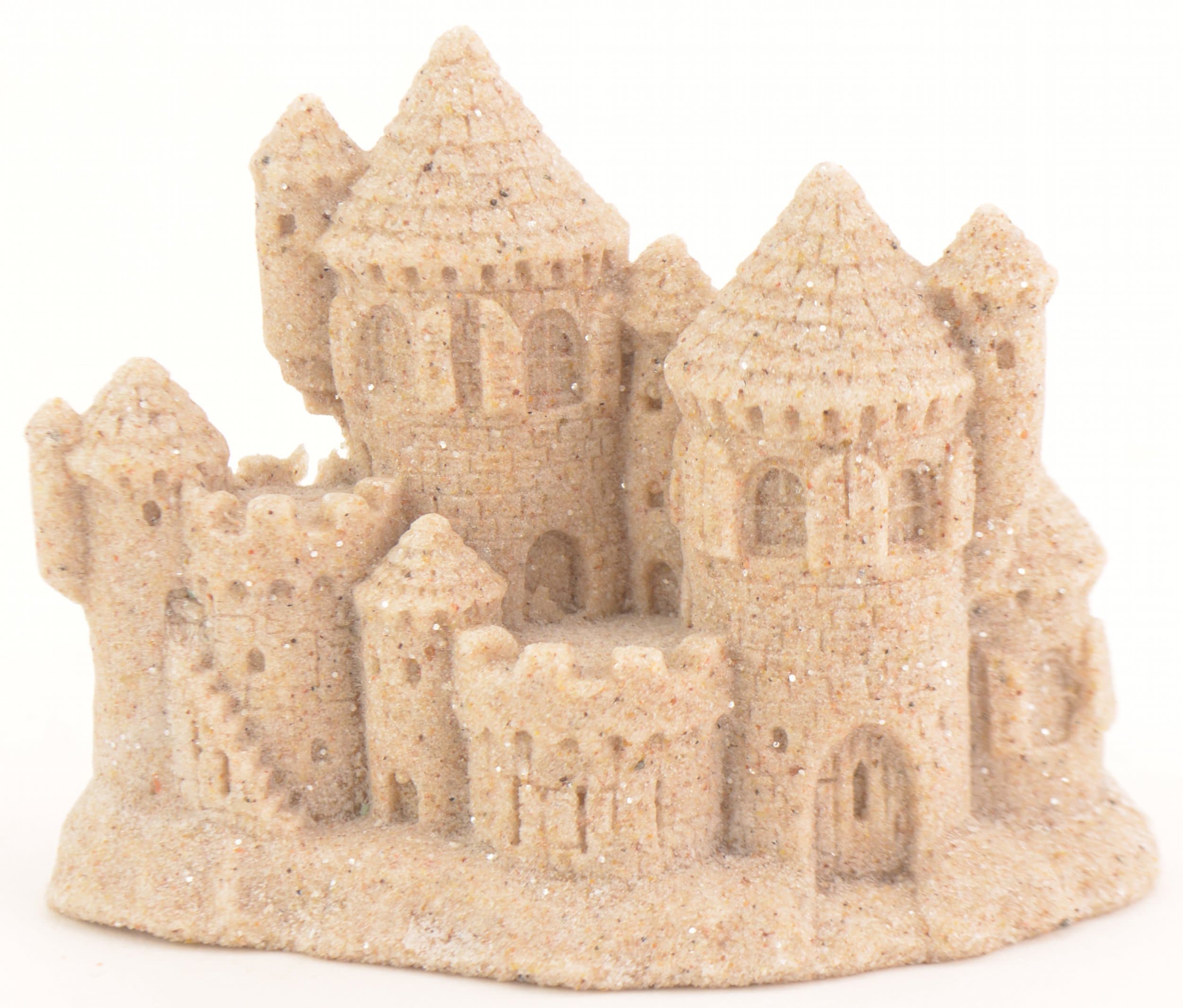 Mr. Sandman Sand Castle Figurine 111 2.875" Tall Wedding Home Decor (Natural)