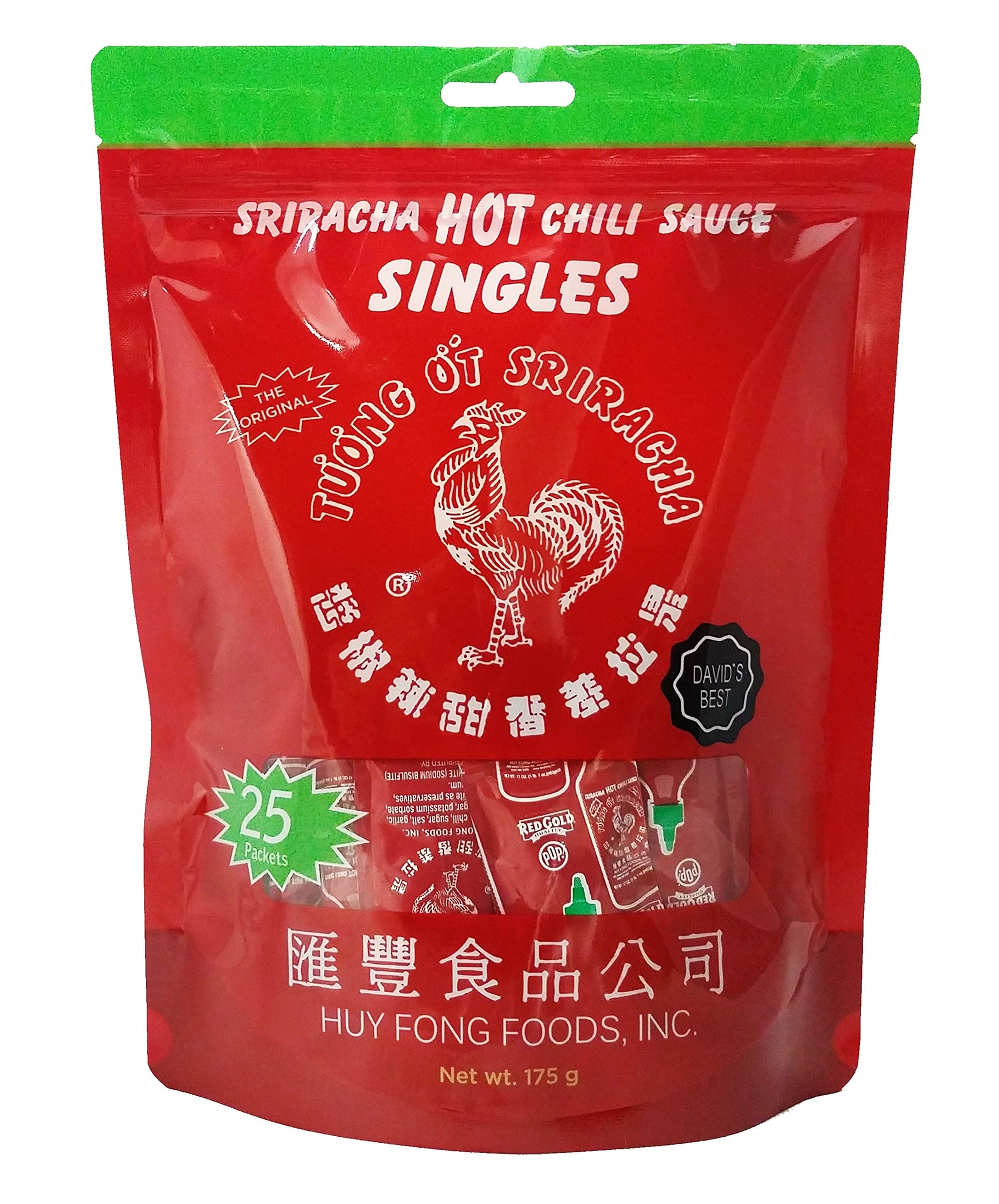 Sriracha Hot Chili Sauce Travel Pack (25 packets)