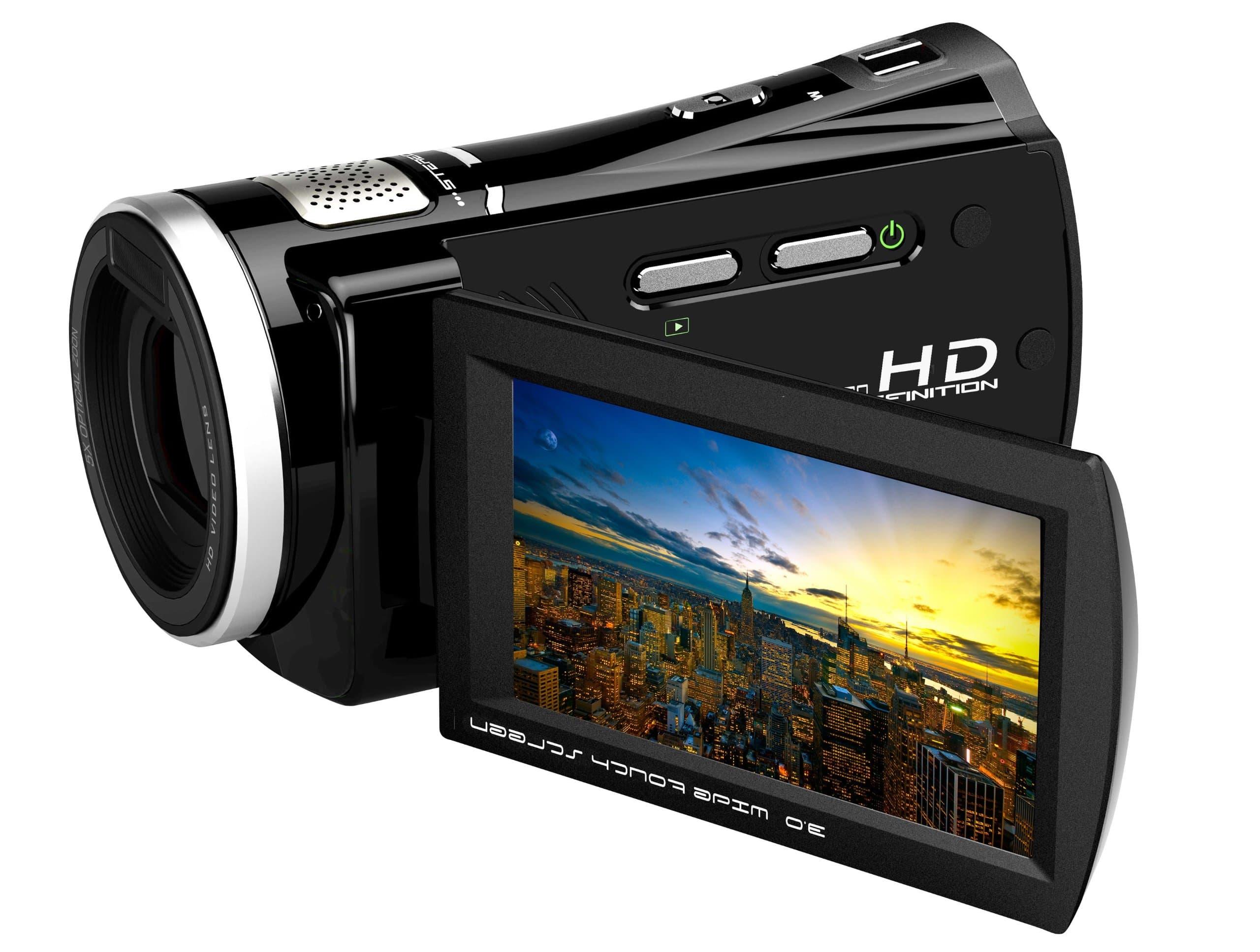 Bell + Howell Bell & Howell DV1200HD ZoomTouch 1080p Full HD Output Camcorder/Still Image Camera, 3 inch Touchscreen LCD, 12MP, 5x Optical Zoom, 20x Digital Zoom