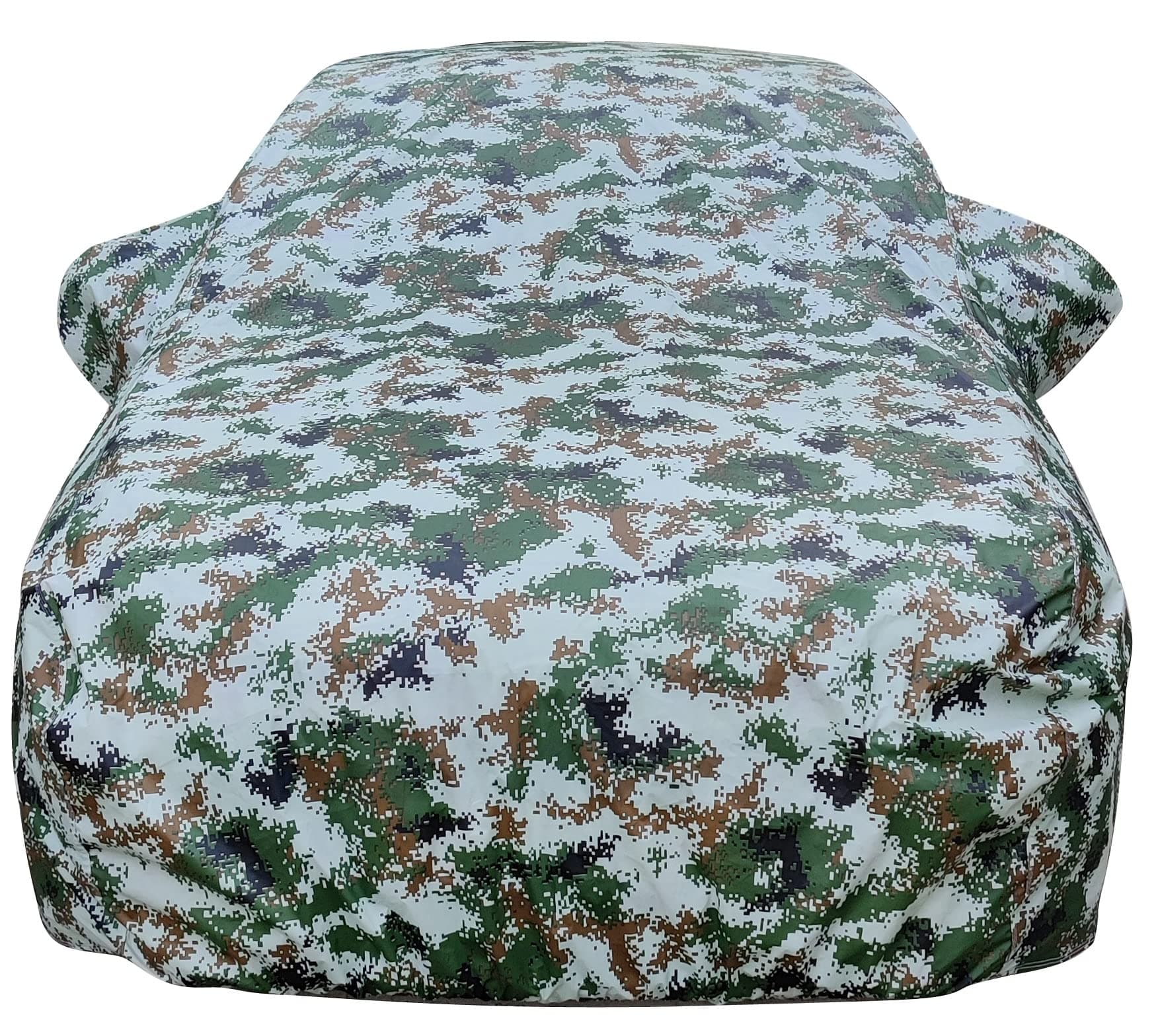 Auto Hub Car Cover Compatible with Maruti Swift (Model-2005-2017) Car Cover with Mirror & Antenna Pocket and Soft Cotton Lining,Waterproof Swift Car Cover, (Forest(Multicolor))