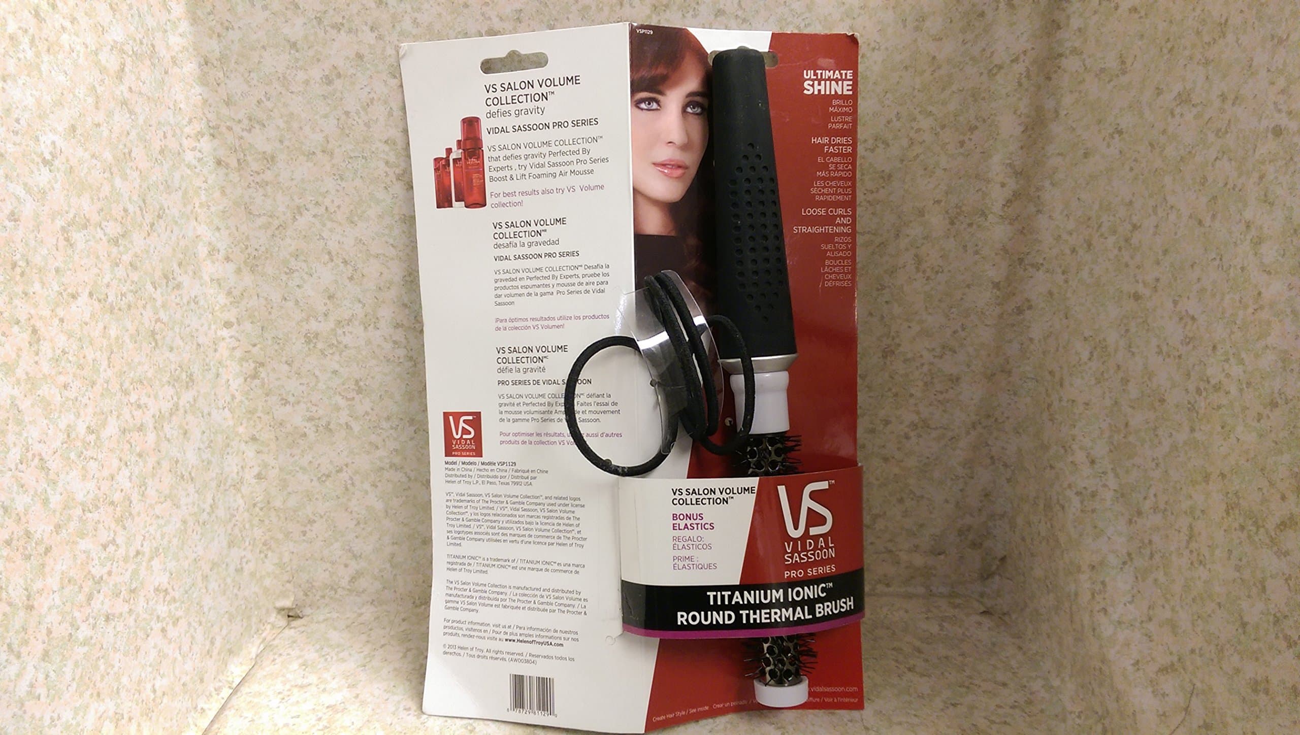 Titanium Ionic Round Thermal Brush