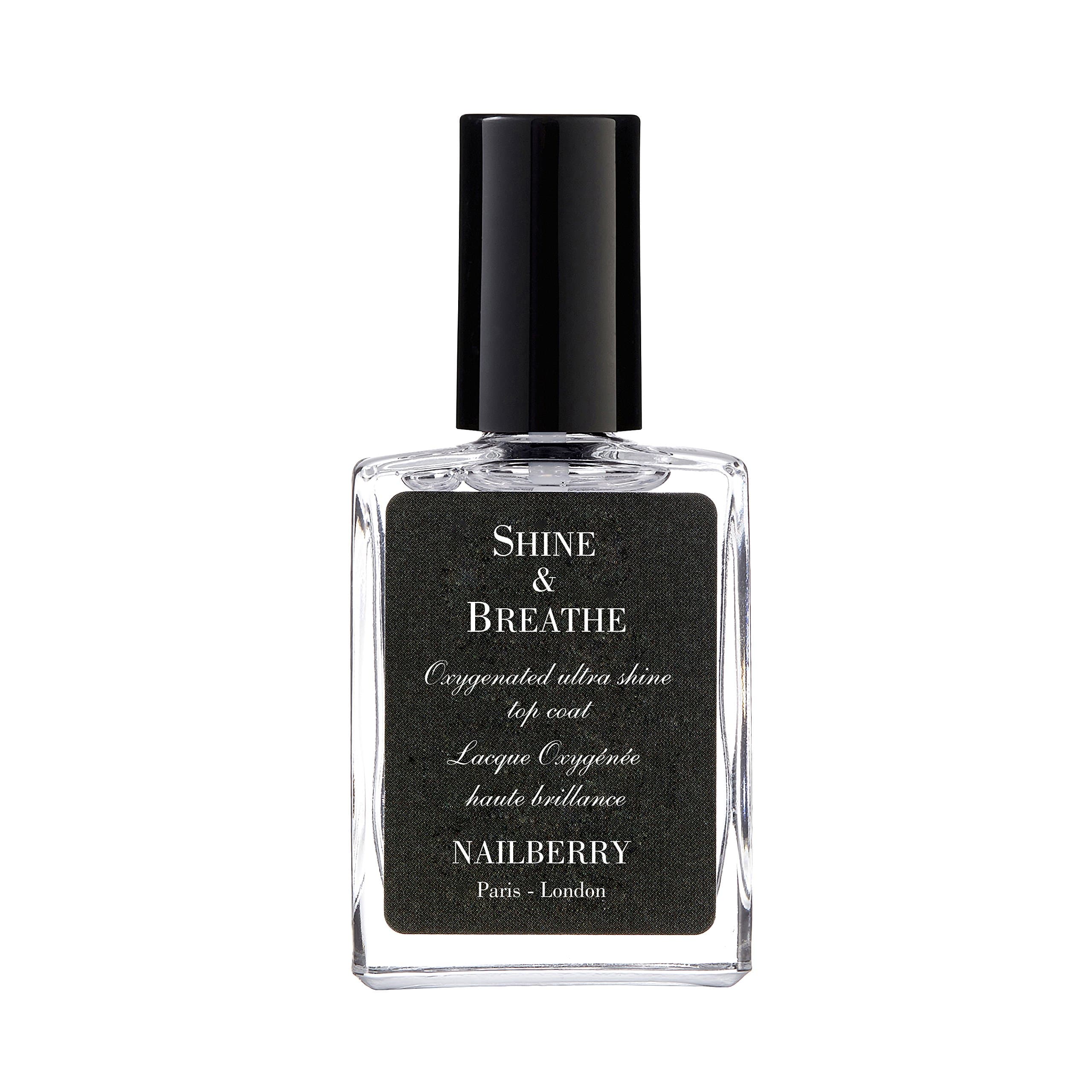 Nailberry Shine & Breathe Oxygenated Top Coat 15 ml | Boosts the Vibrancy, Shine and Staying Power of your Polish