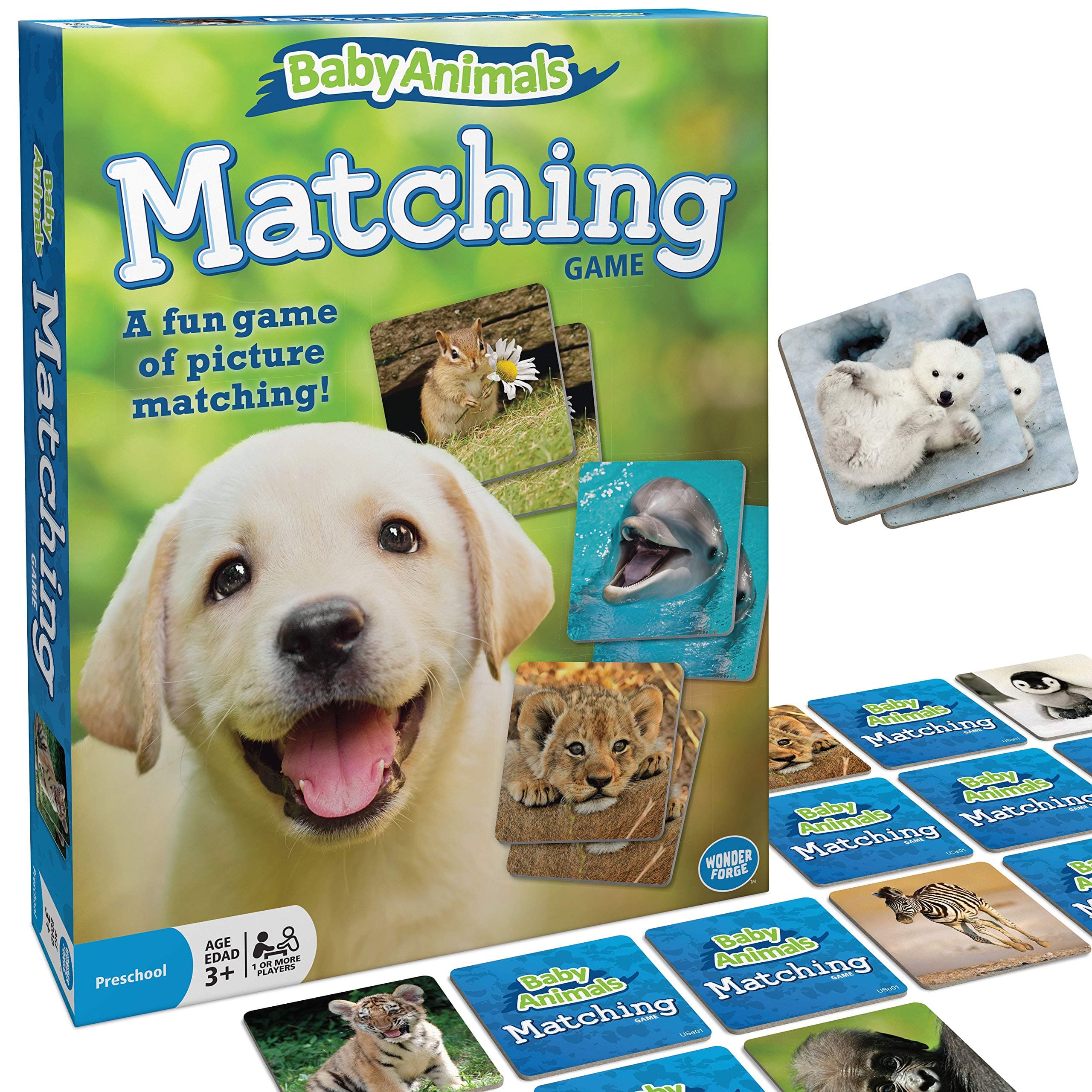 Baby Animals Matching Game - Engaging Memory Booster | Age 3 to 5 | Fast-Paced, Fun & Educational | Ideal Gift for Easter