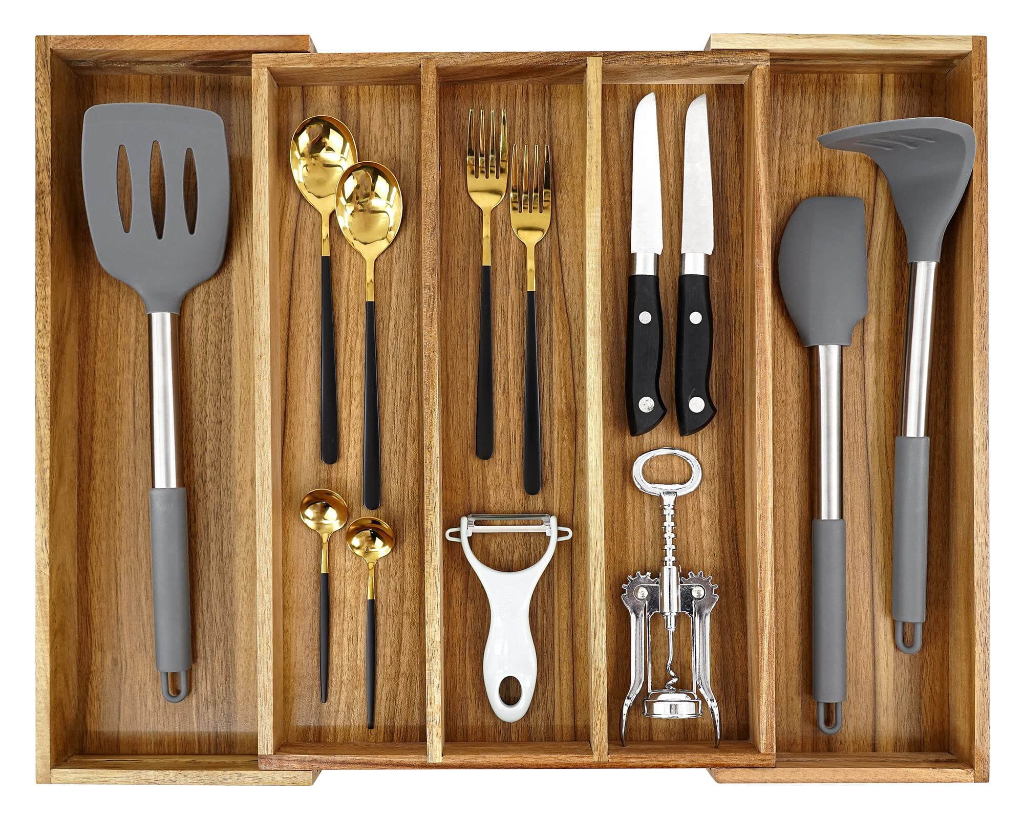 Acacia Flatware Organizers 5