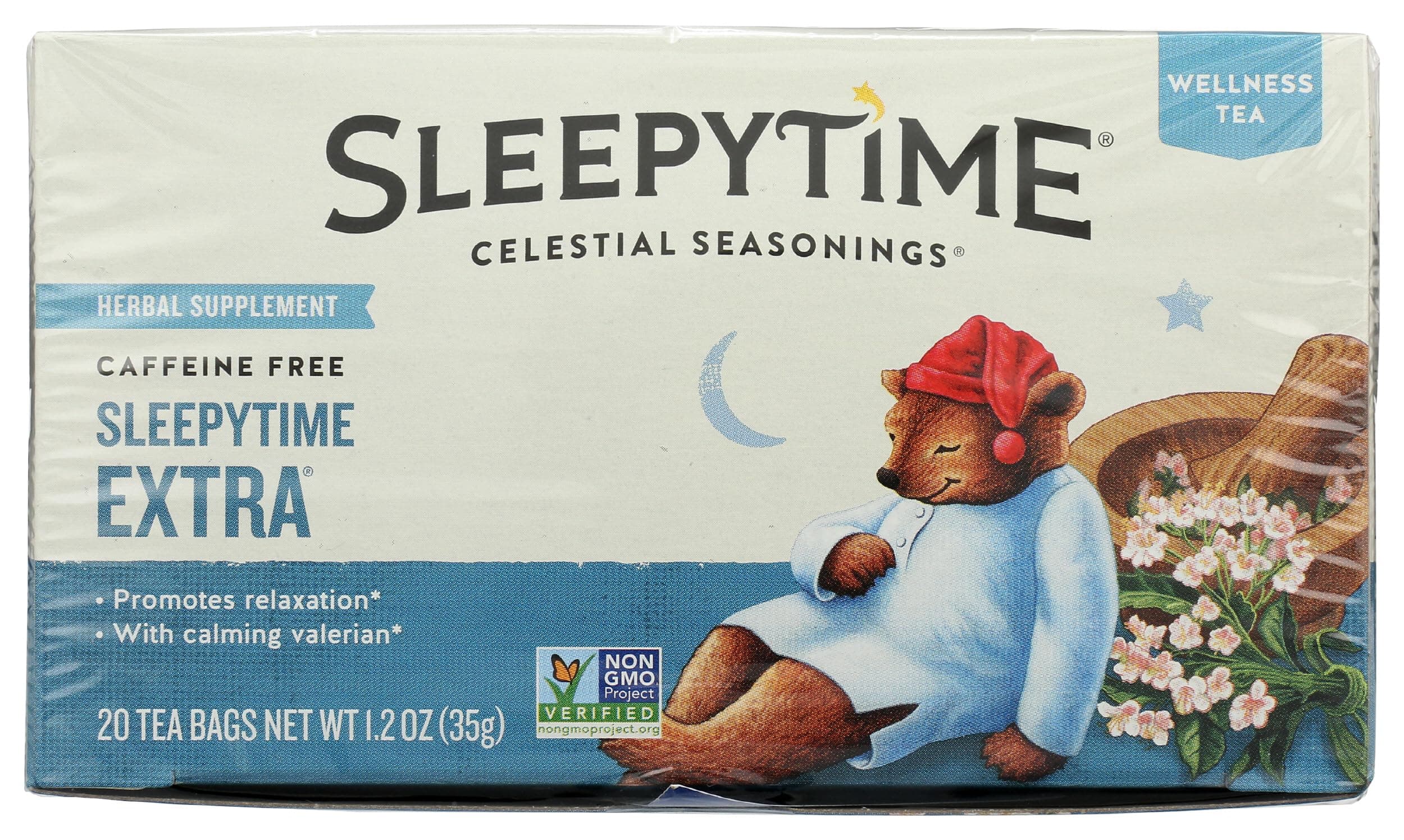 Wellness Tea, Sleepytime Extra, 20 Count Box (Pack of 1)