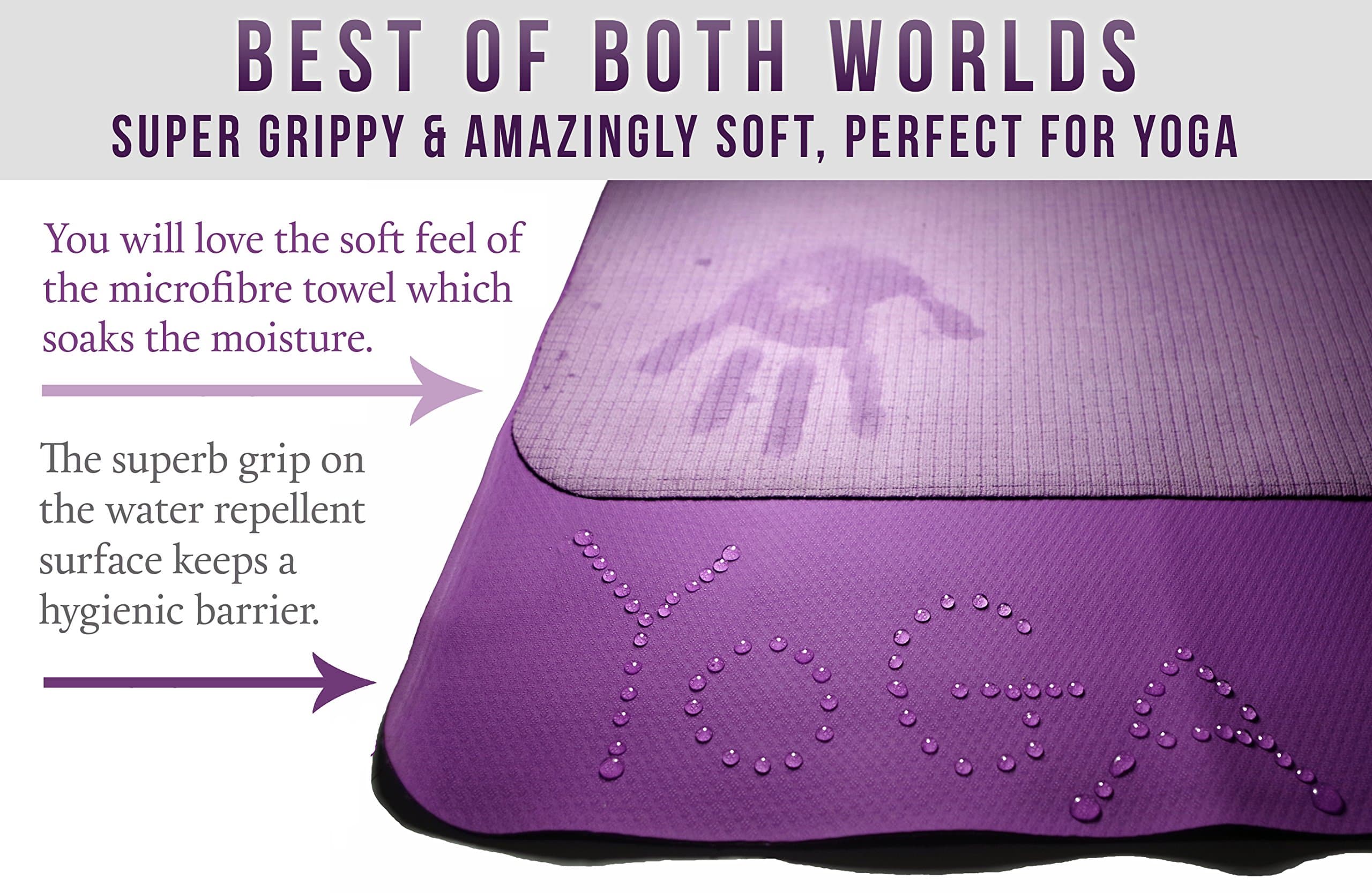 Travel Yoga Mat, It Fits on Top of a Standard Yoga Mat