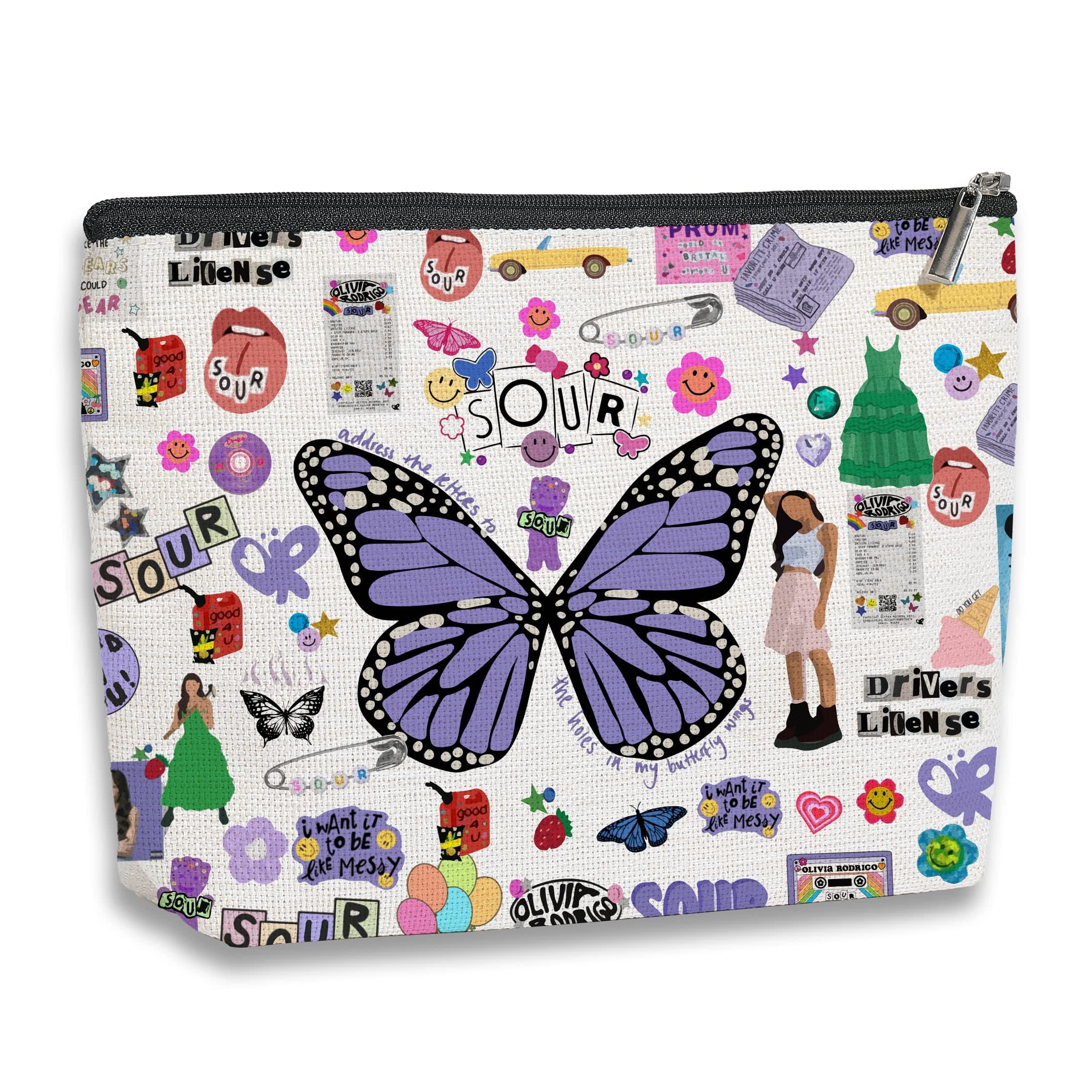 Music Lovers Gifts for Women, Song Lover Fans Makeup Bag, Do You Get Merchandise Gift, Birthday Gift for Best Friend Sister Girls, Travel Toiletry Makeup Organizer Zipper Pouch