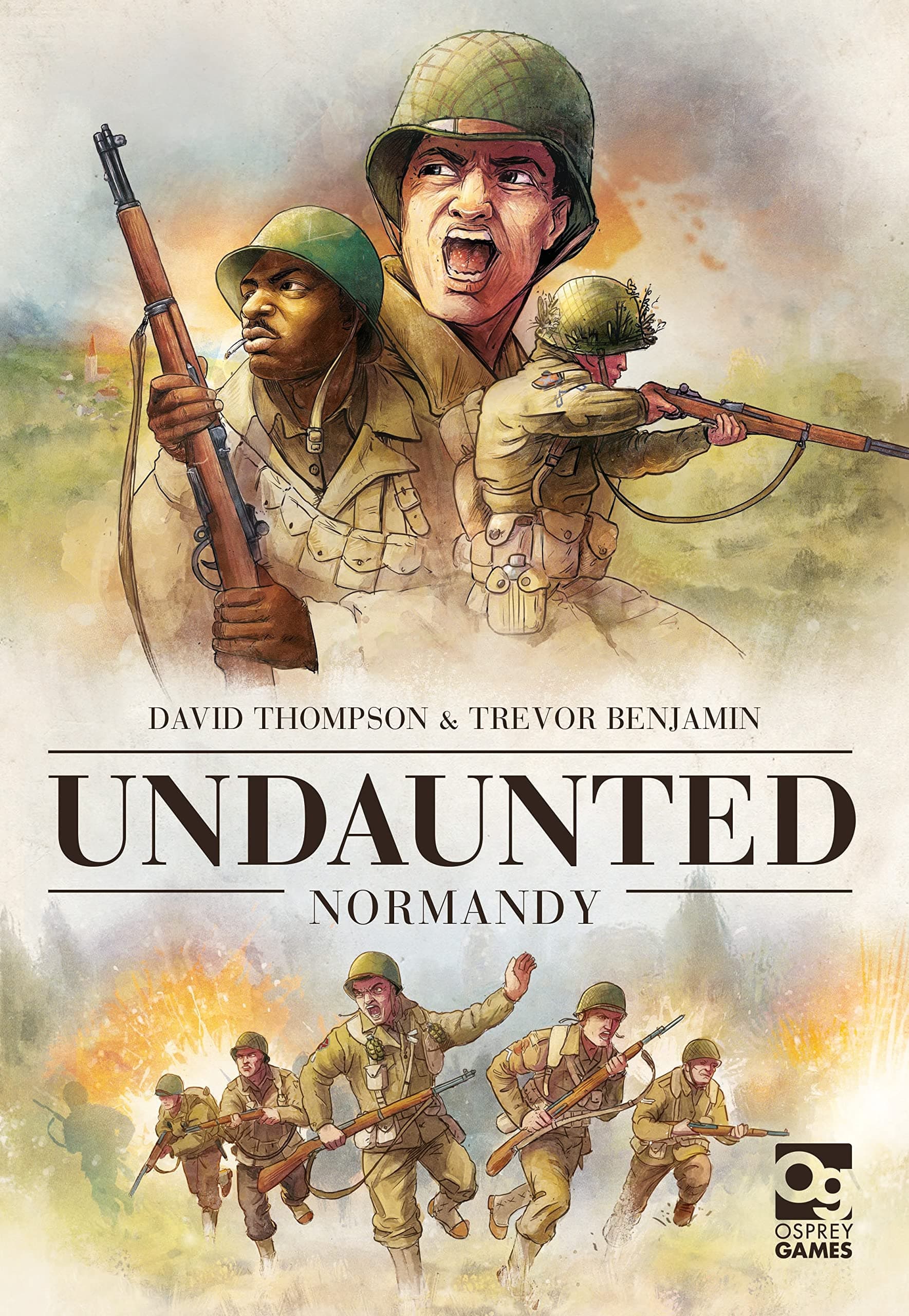 Osprey Games | Undaunted: Normandy | Board Game | Ages 14+ | 2 Players | 45 to 60 Minutes Playing Time