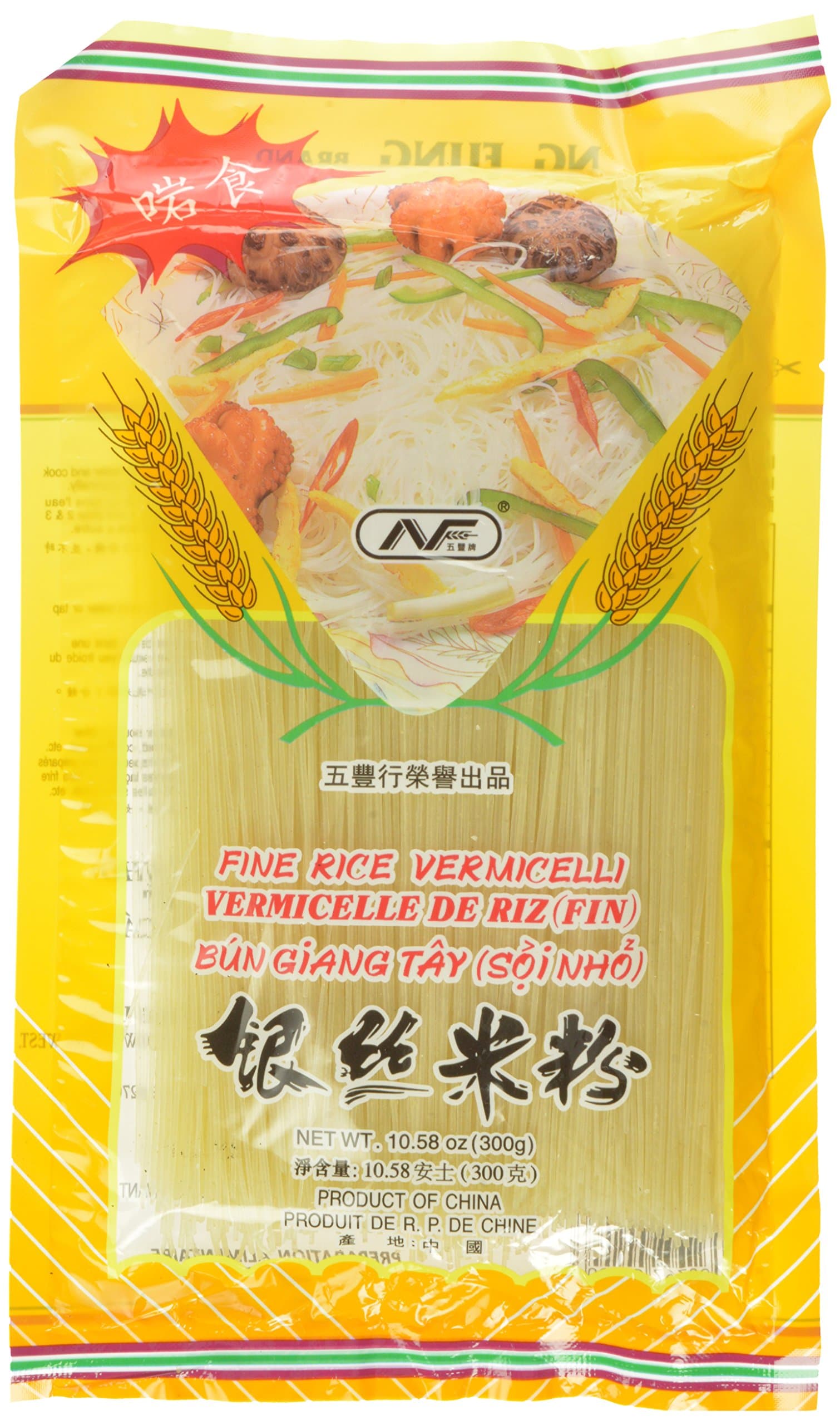 NG Fung Jiangxi Rice Stick Instant Vermicelli, 10.5-Ounce (Pack of 6)