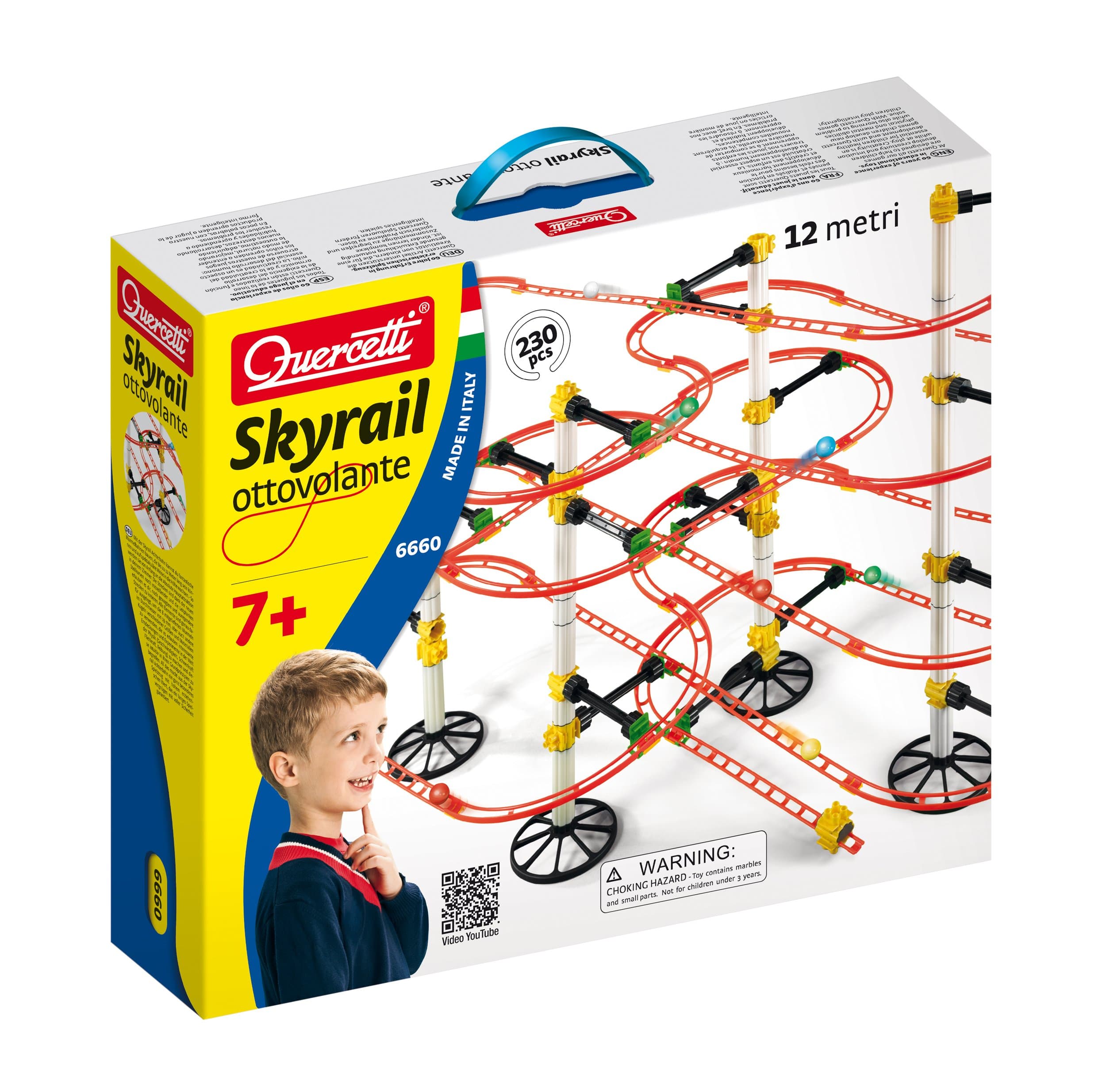 Quercetti Skyrail Roller Coaster Set