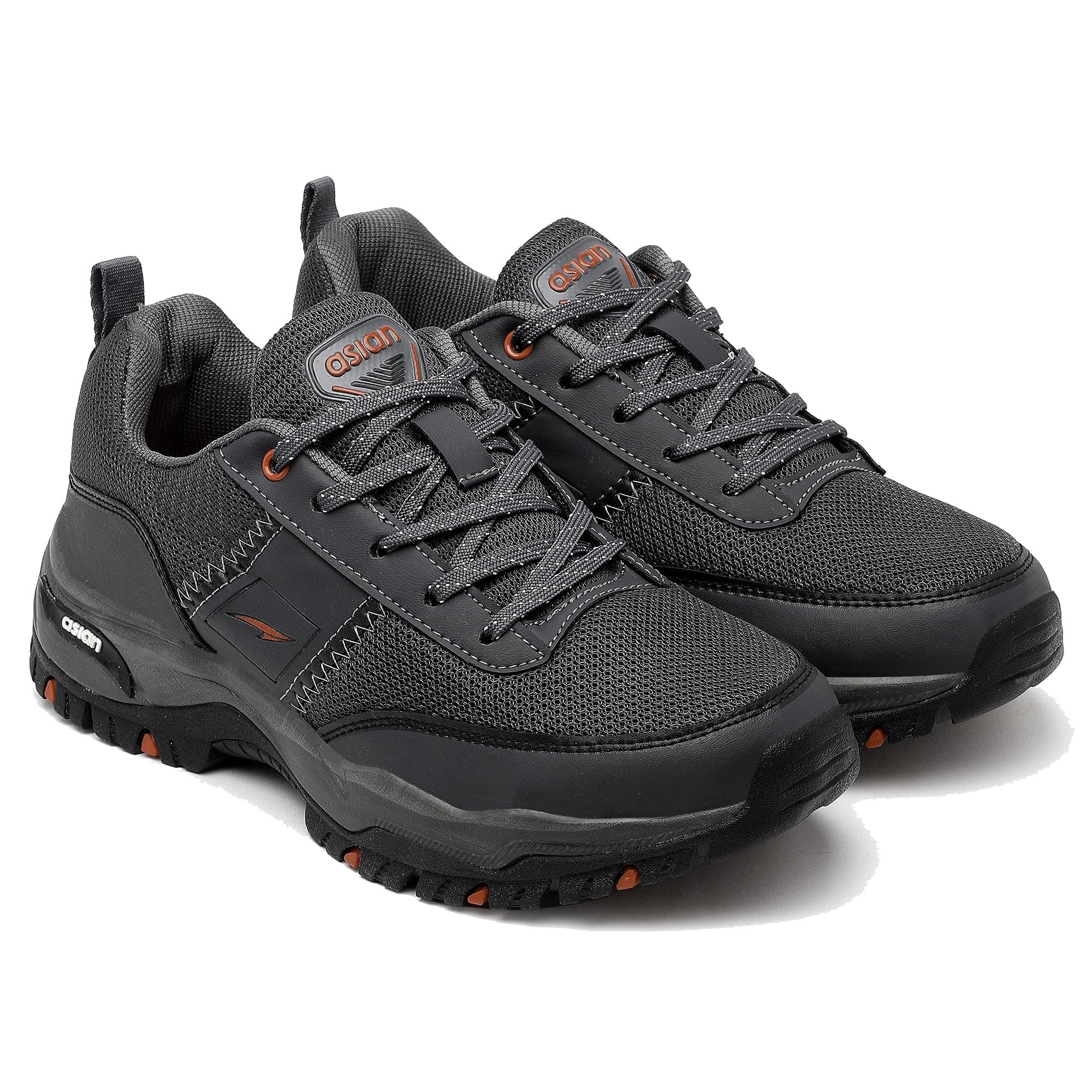 ASIAN Men's Everest-02 Sports Trekking & Hiking,Walking Shoes with Rubber Outsole & Memory Foam Insole Lace-Up Shoes for Men's & Boy's