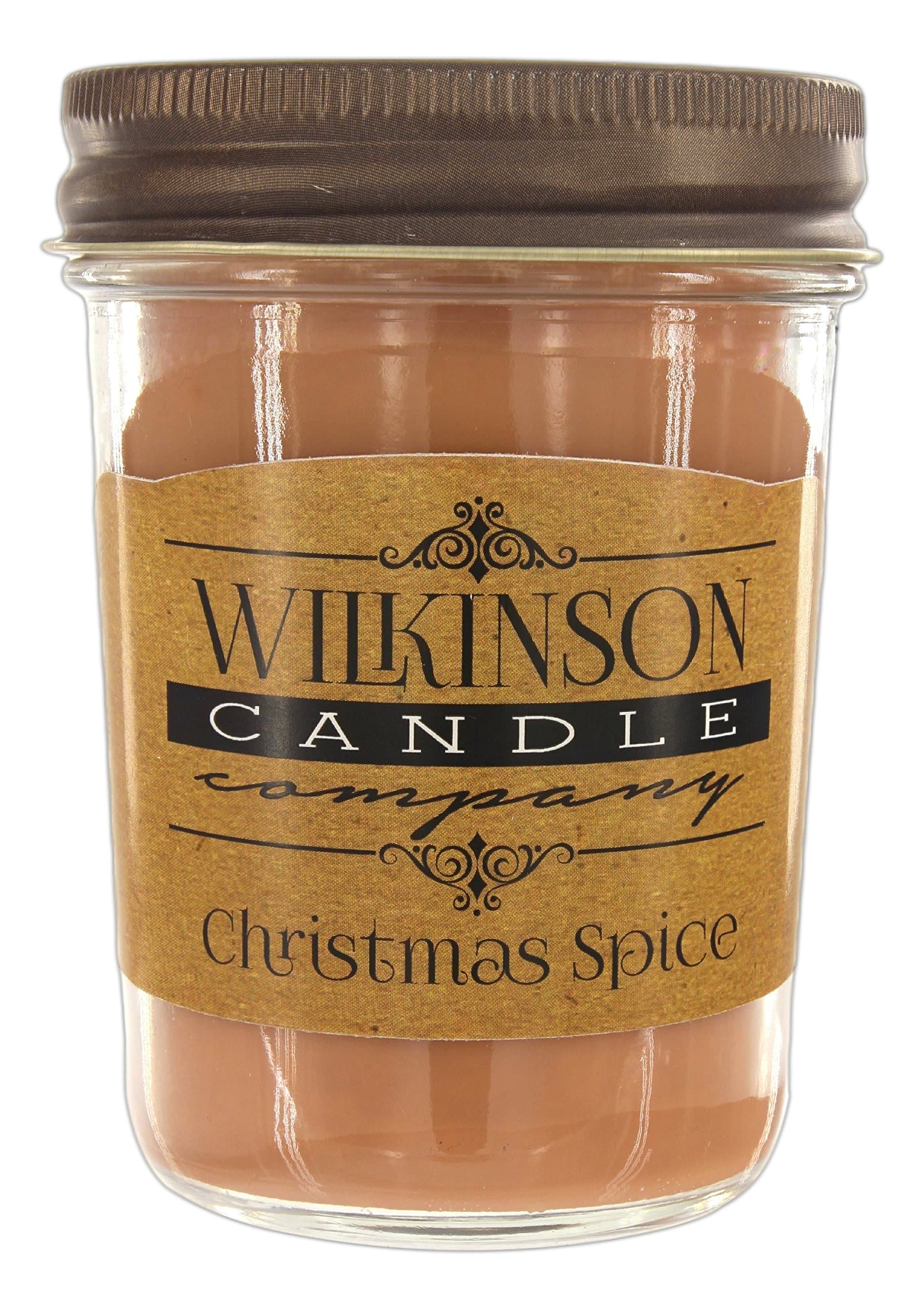 Wilkinson Candle Co. Jam Jar Soy-Lotion Candle (8 Ounce, Christmas Spice)