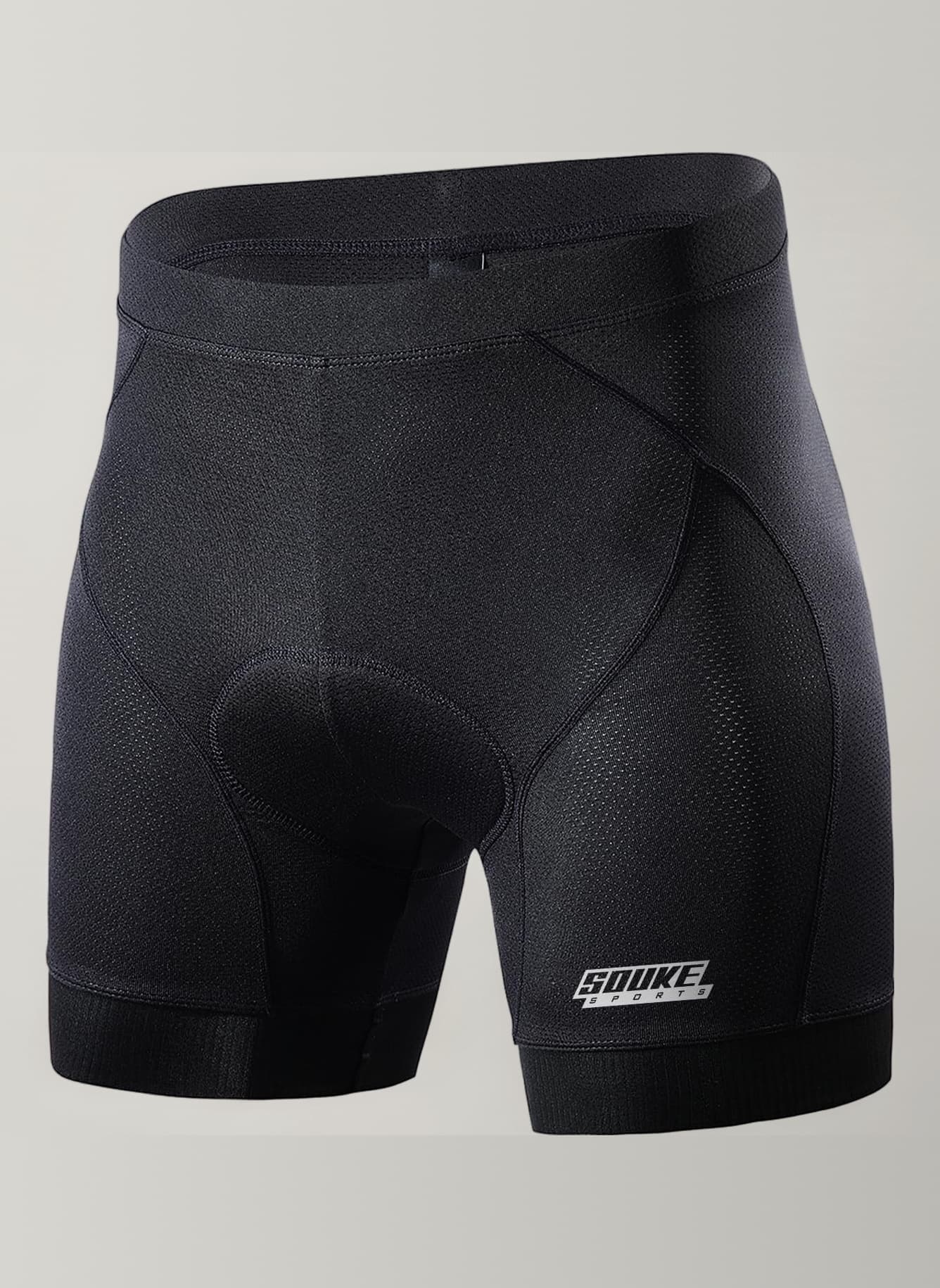 Souke Sports Men's Cycling Underwear 4D Padded Breathable Bike Undershort Shorts Anti-Slip Design