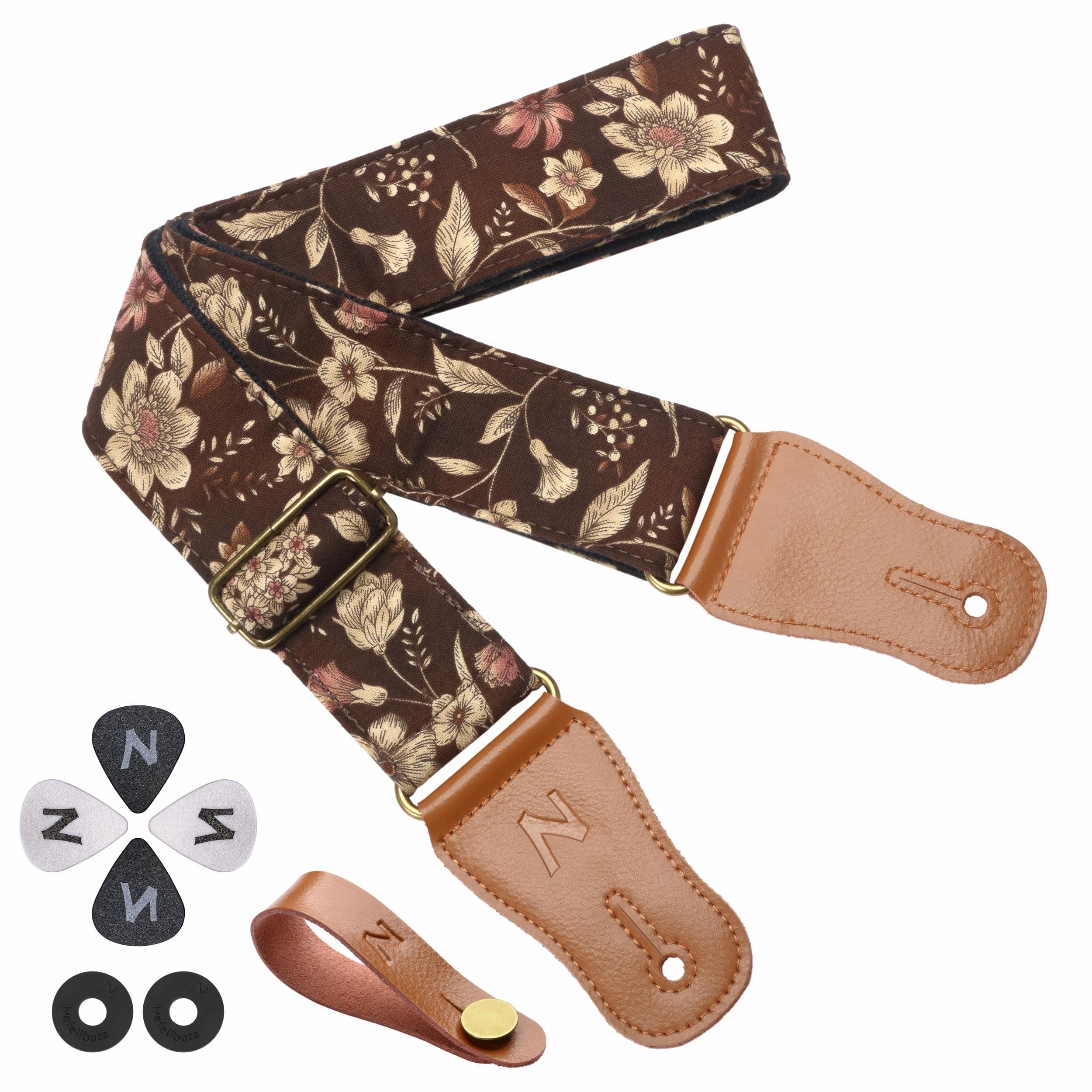 Nefelibata Japanese Printed Guitar Strap