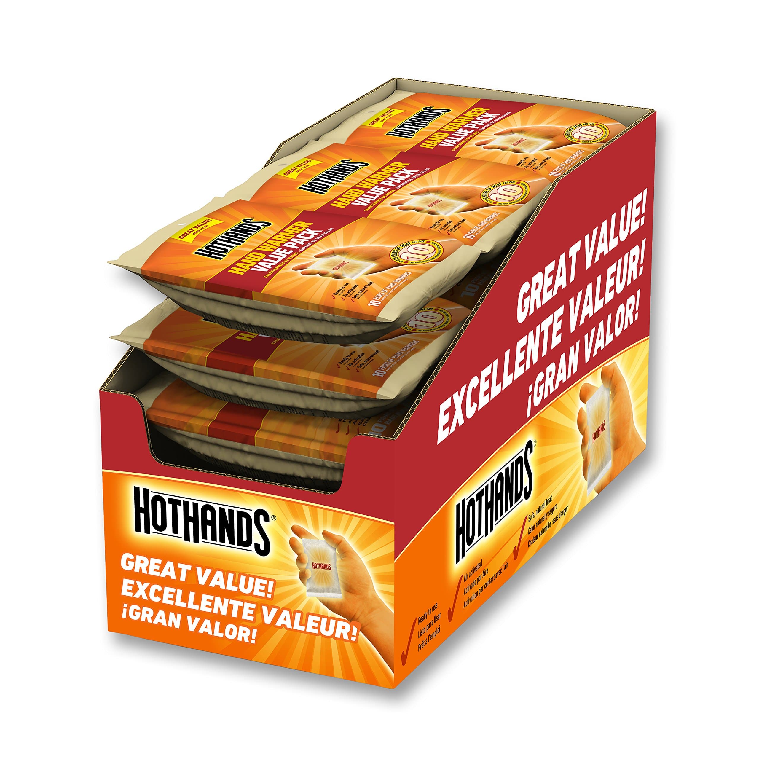 HotHandsHeatMax Handwarmers Value Packs (12 10-Packs)