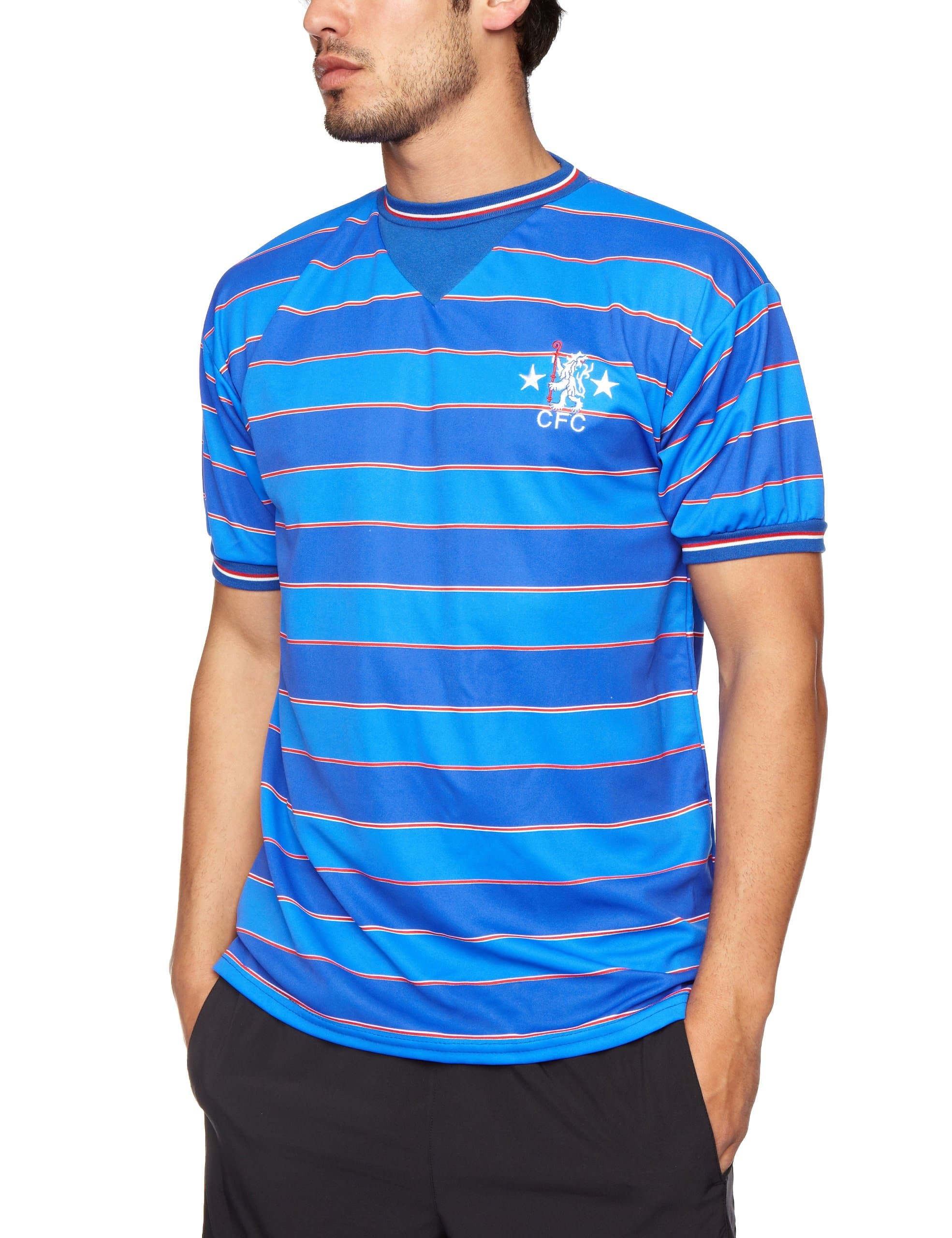 Score DrawChelsea 1984 Retro Football Shirt