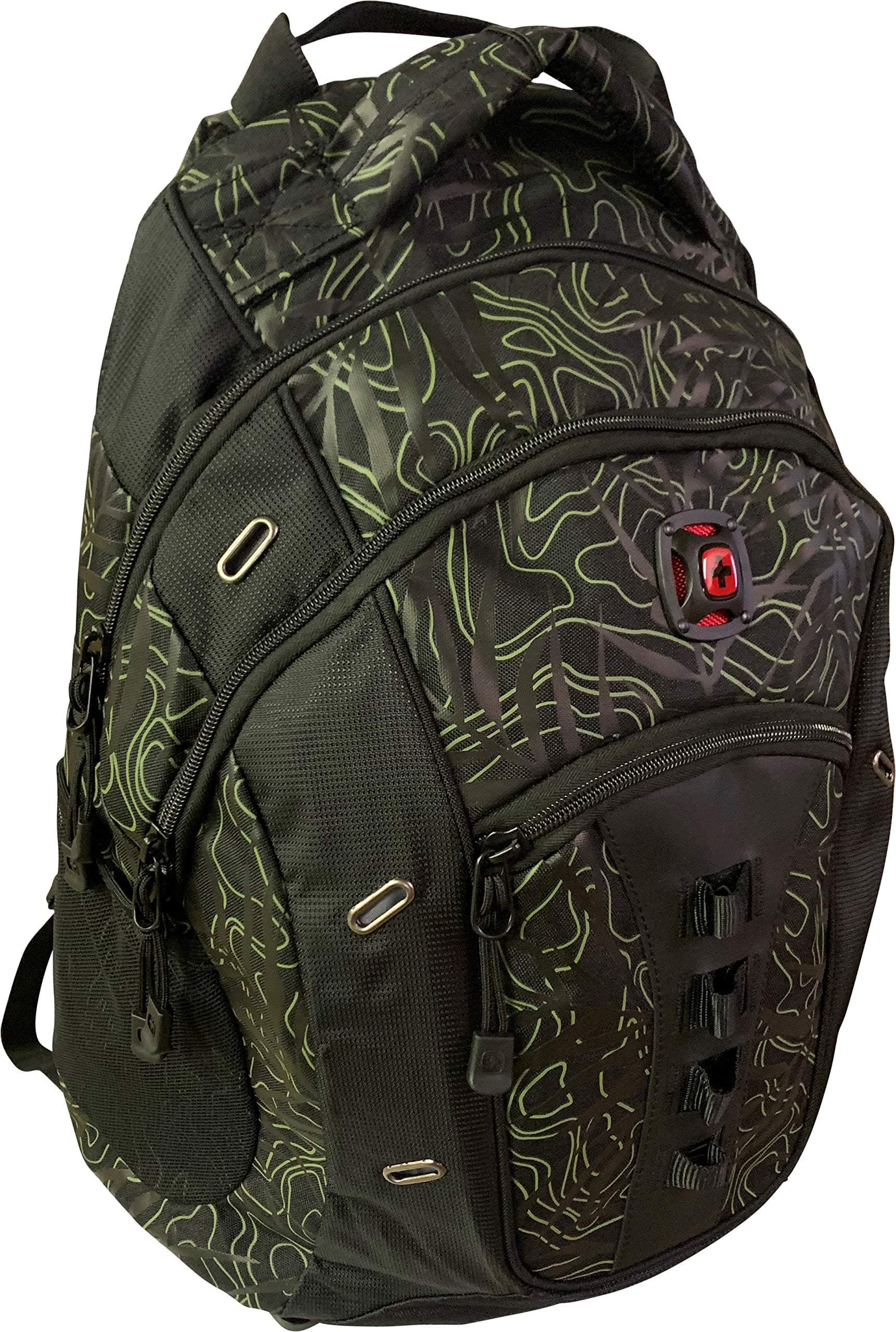 Wenger Granite Backpack with 16 Laptop Pocket and Tablet Pocket, Black